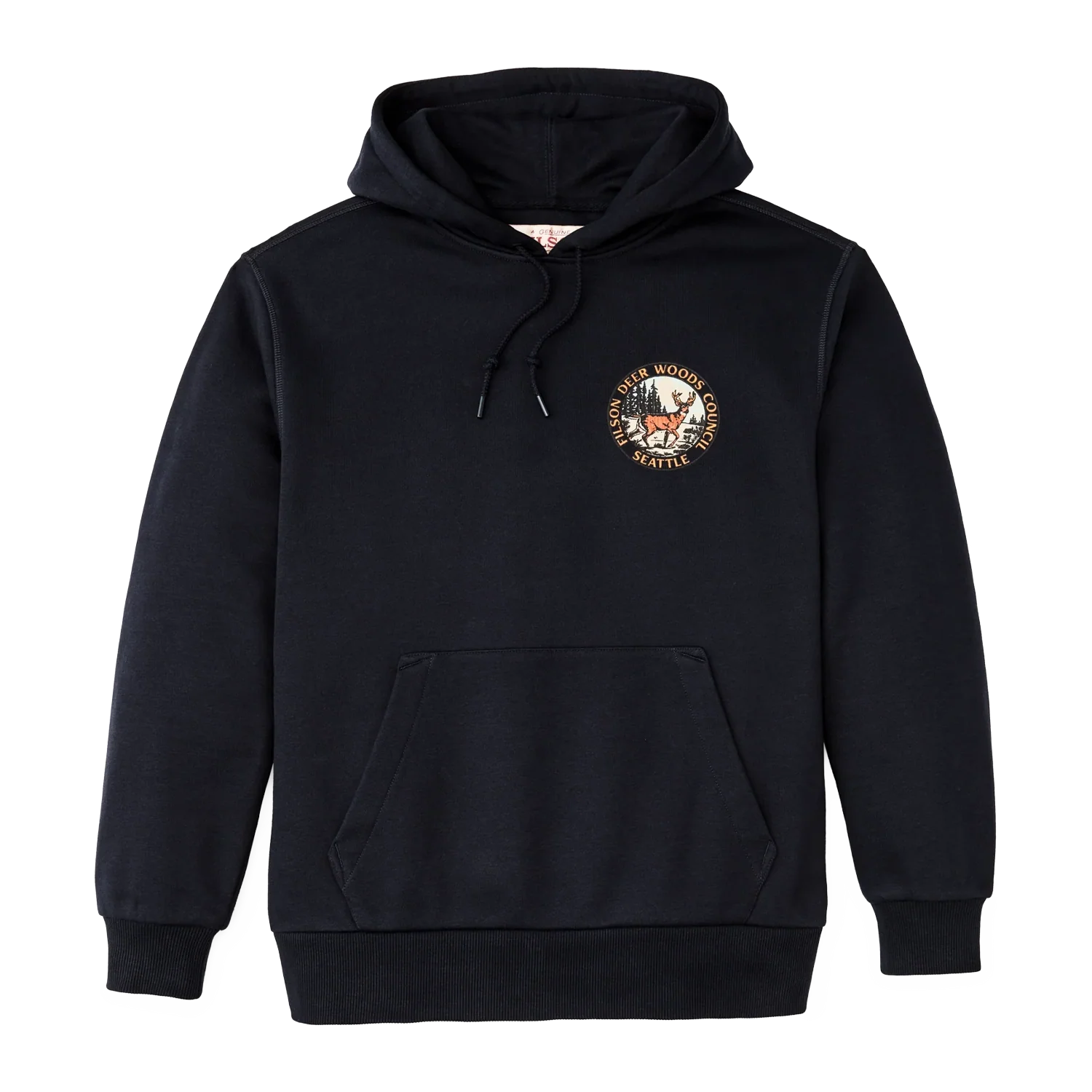 Buck Graphic Hoodie - Navy