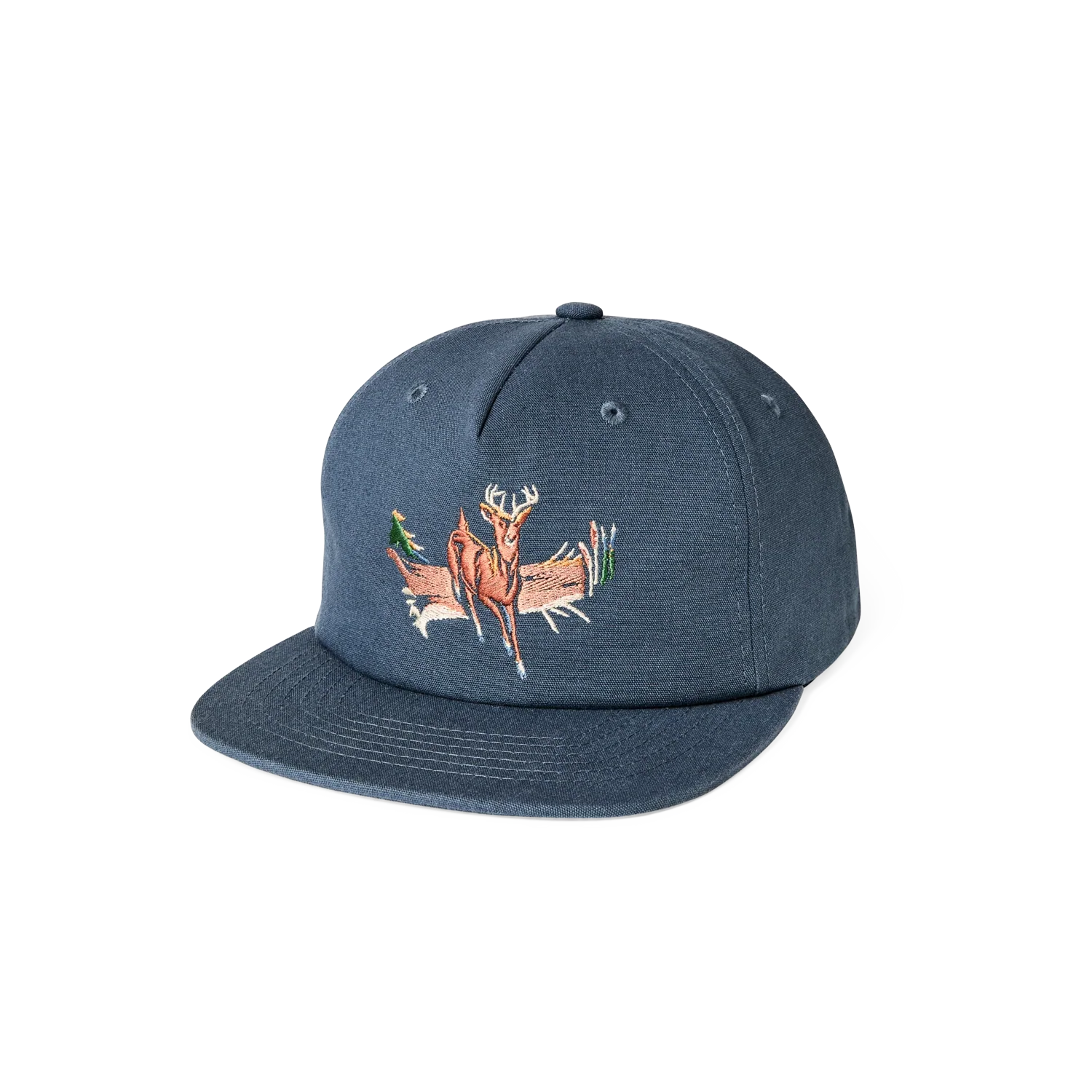 Deer Trucker Cap - Dusty Blue