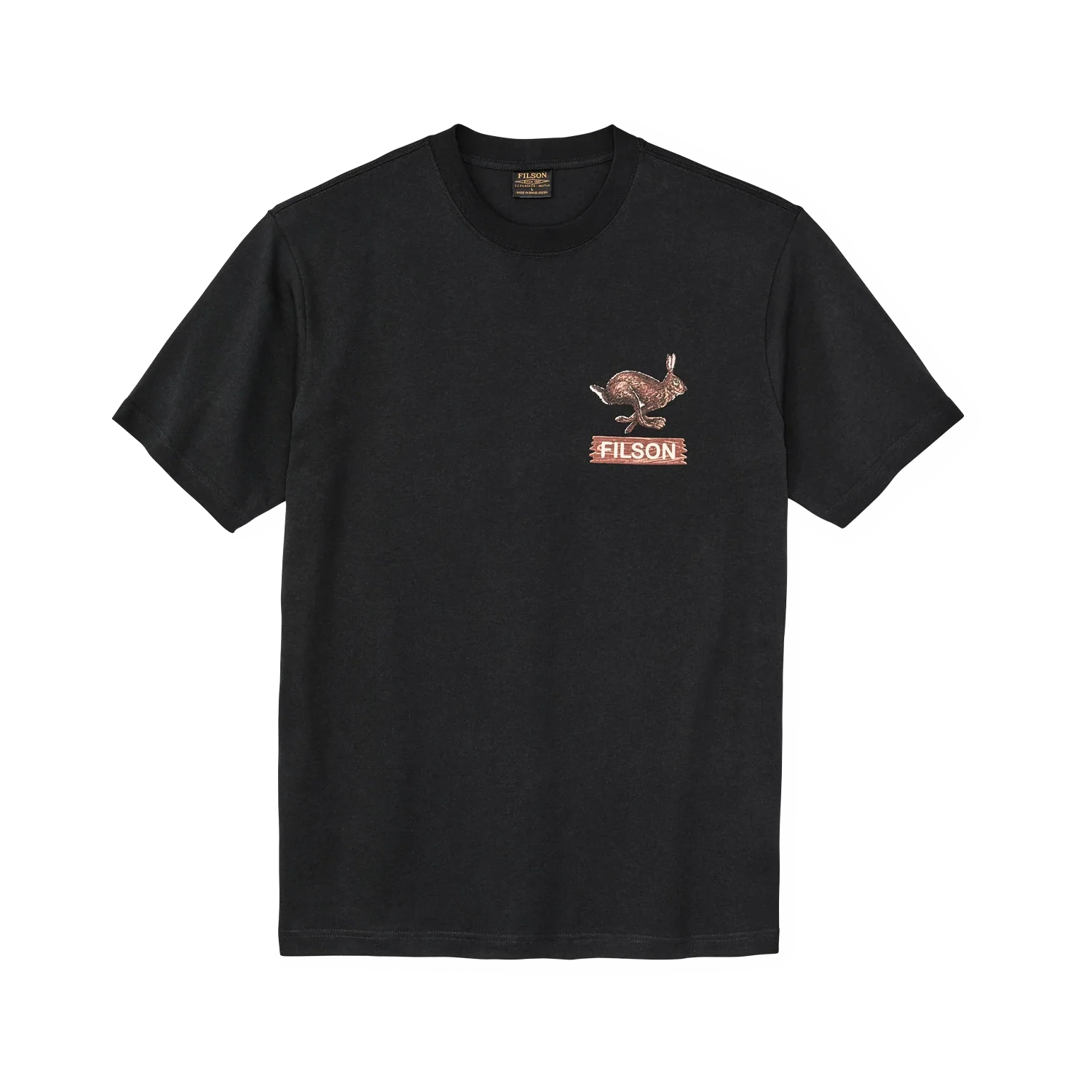 S/S Hare Chase Graphic T-Shirt - Black