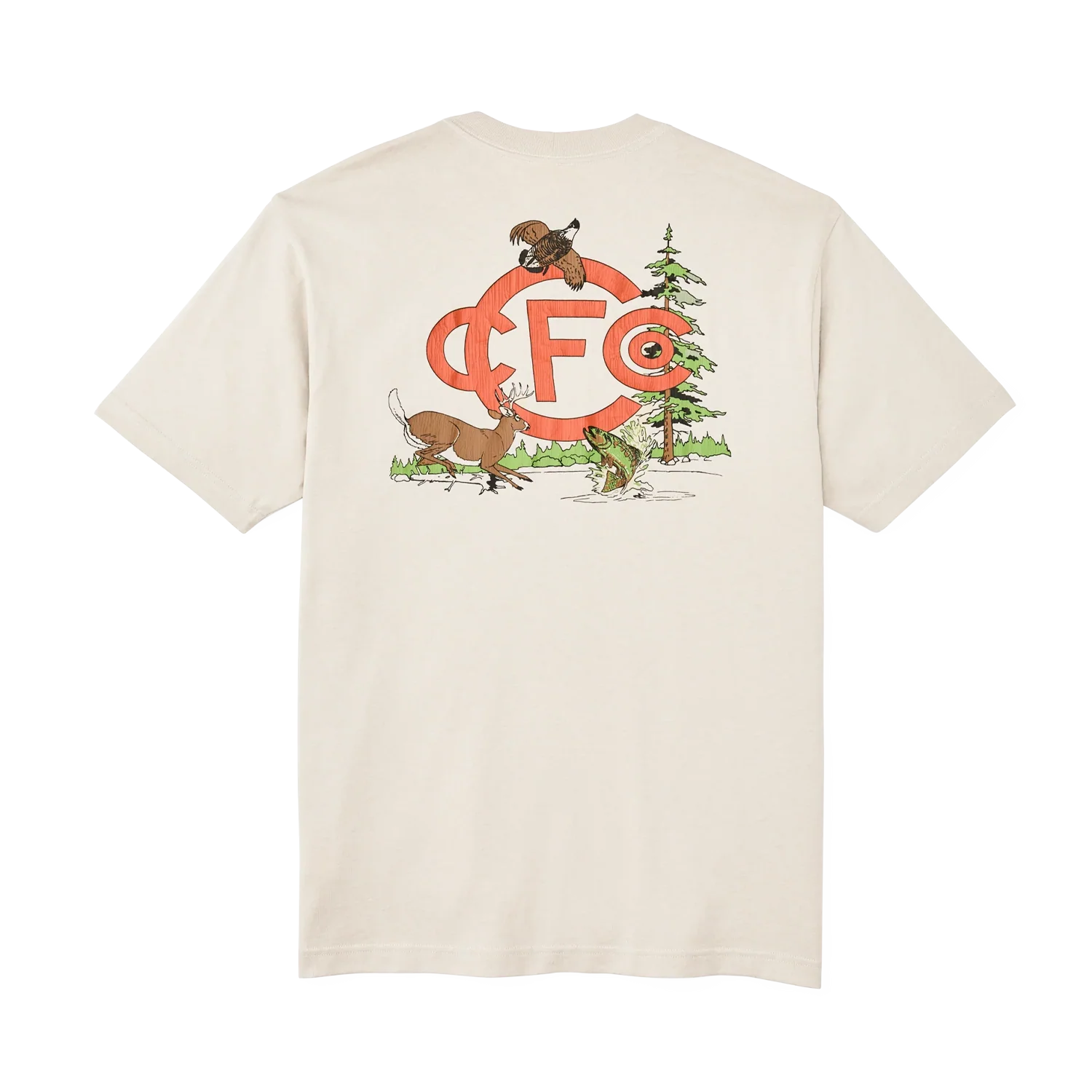 S/S Sportsman Club Graphic T-Shirt - Cliff Grey - Image 2