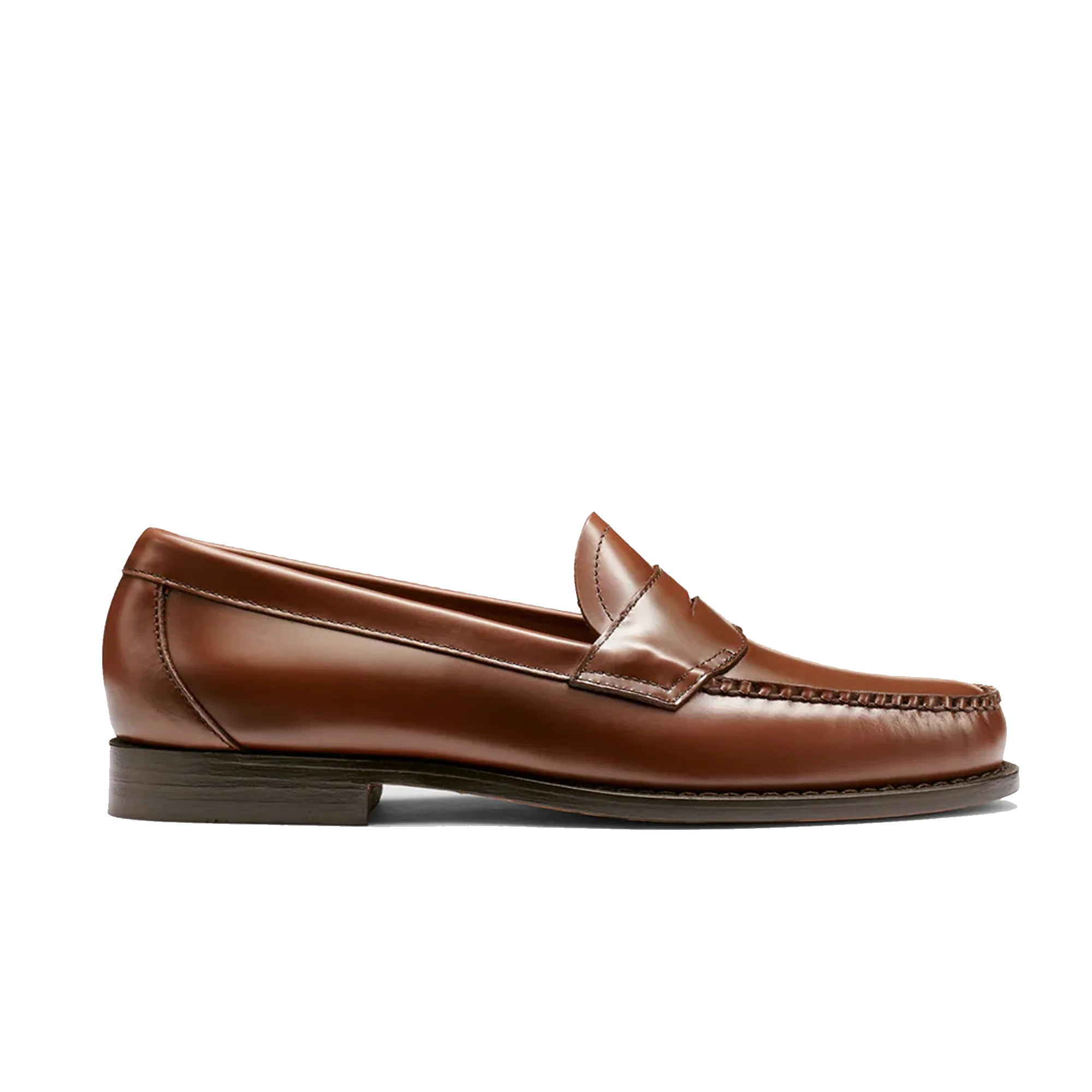 Logan Flat Strap Loafer - Cognac