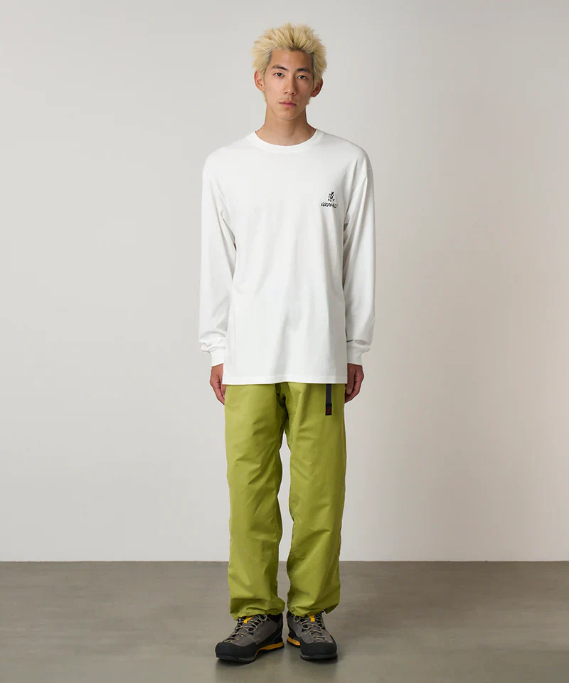 One Point L/S Tee - White - Image 2