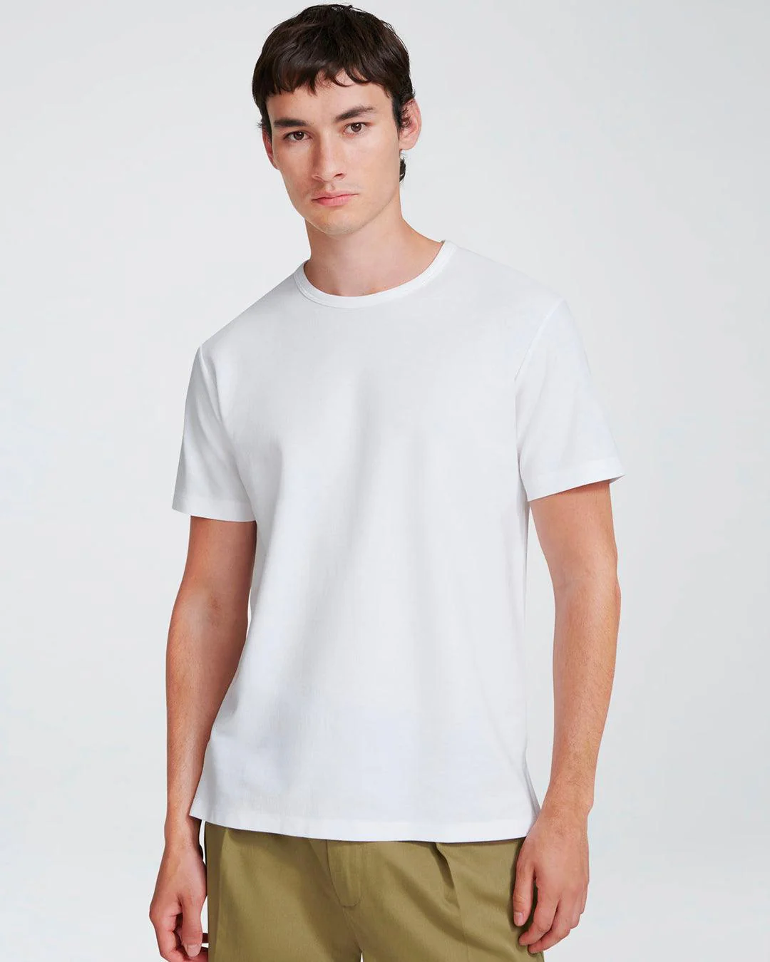 S/S Pique Tee - White - Image 2