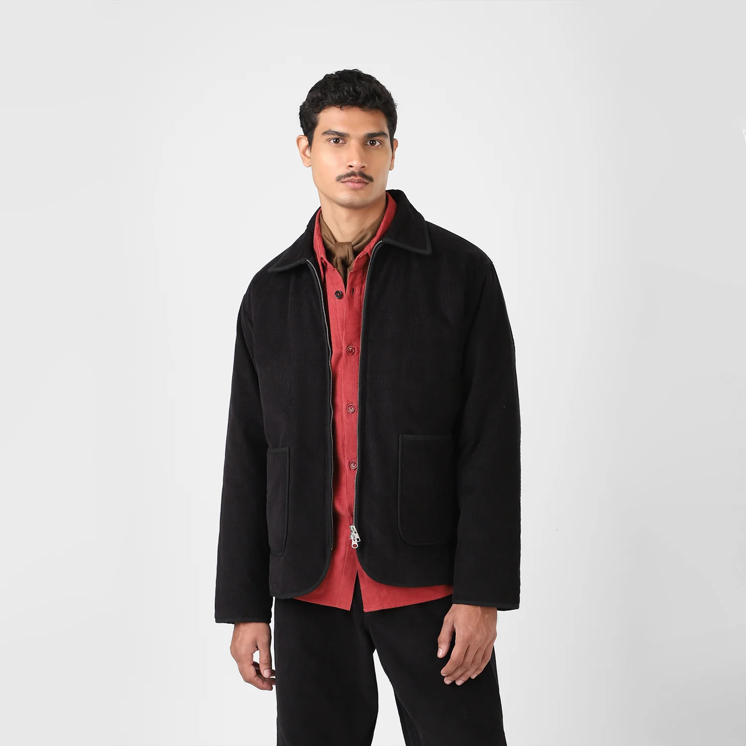 Amardeep Jacket - Black Cord - Image 3