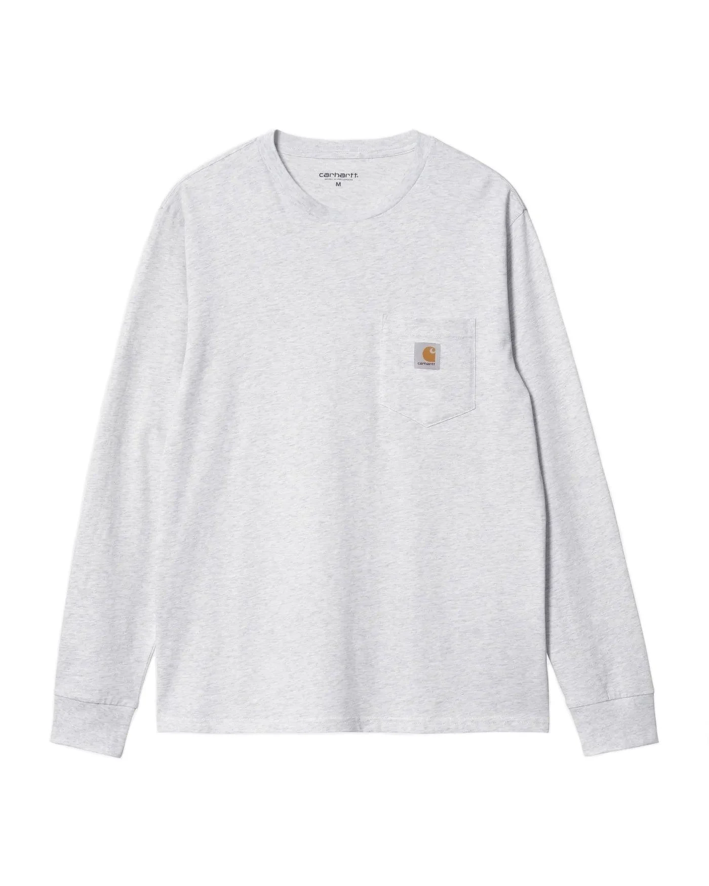 L/S Pocket T-Shirt - Ash Heather