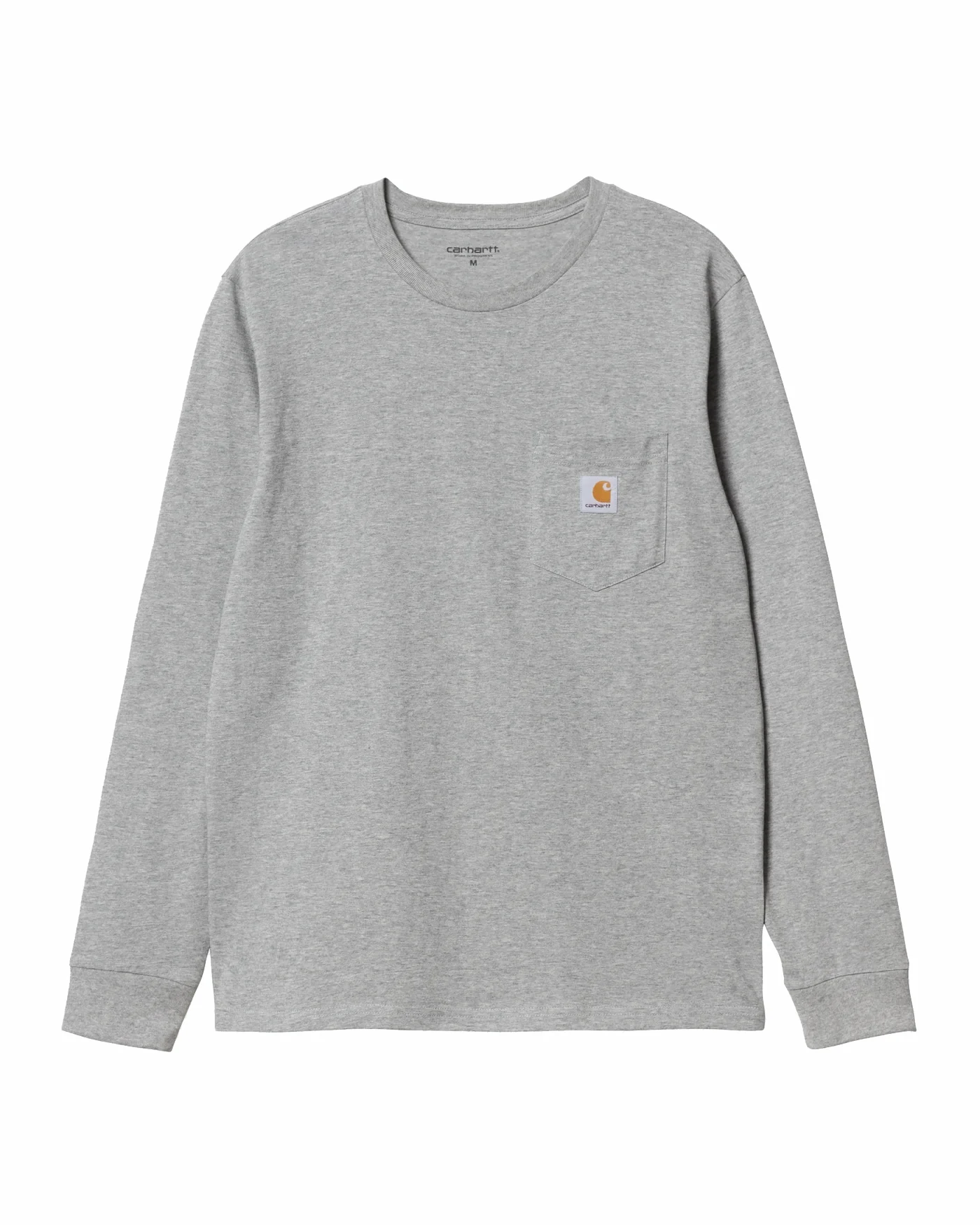 L/S Pocket T-Shirt - Grey Heather