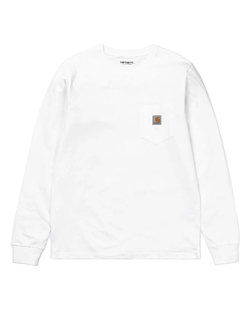 L/S Pocket T-Shirt- White