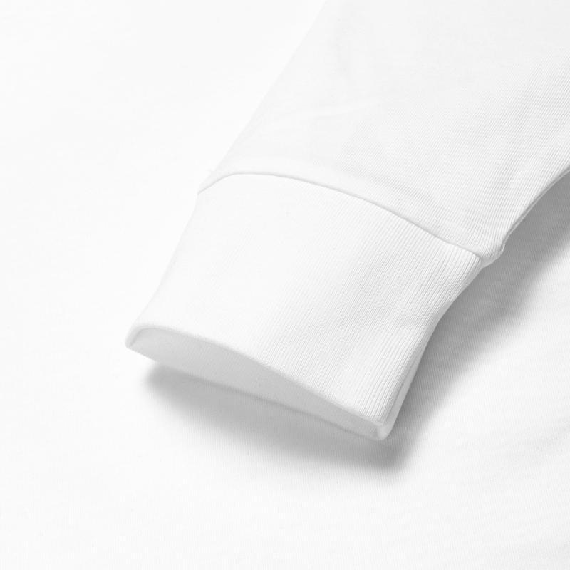 L/S Pocket T-Shirt- White - Image 3