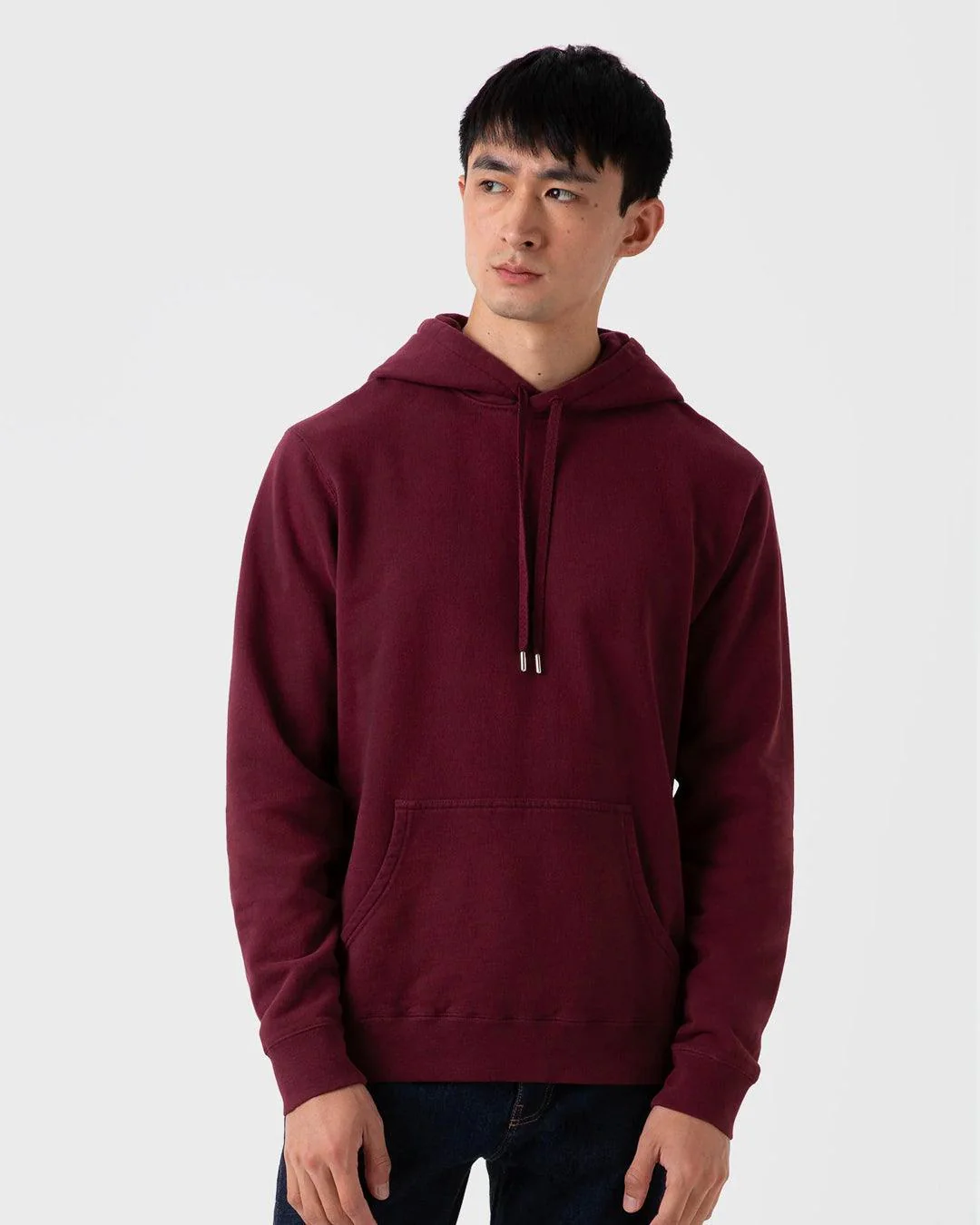 Loopback Overhead Hoody - Vino - Image 2