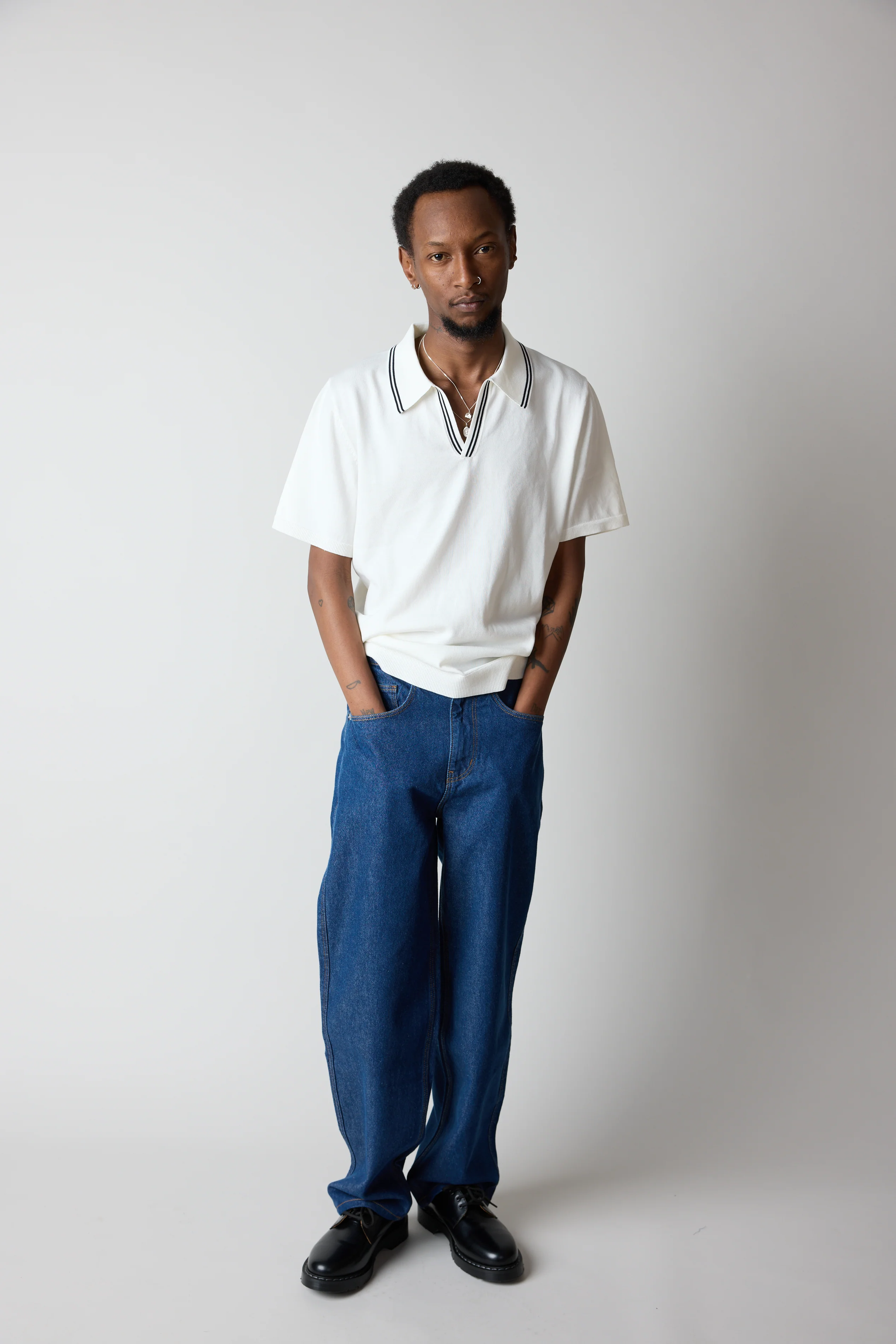 Loose Fit Denim - Dark Wash - Image 3