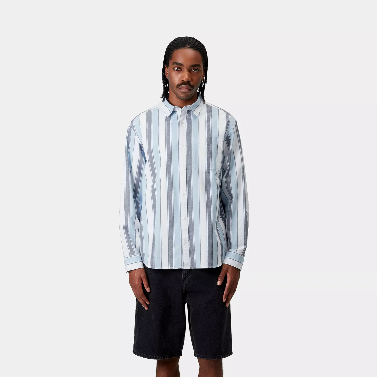 L/S Kendricks Shirt-Blue - Image 3