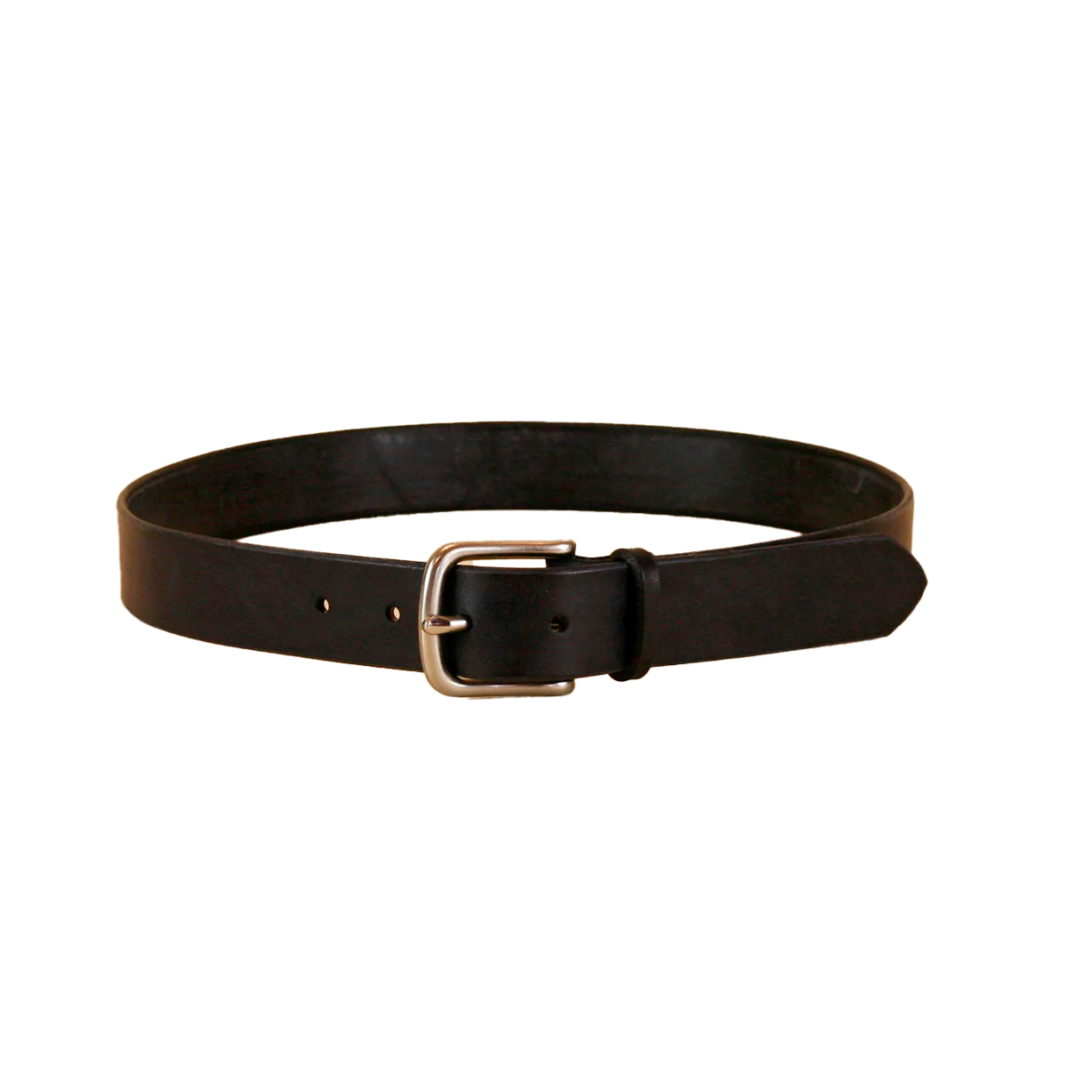 Standard Belt - Black / Silver Buckle