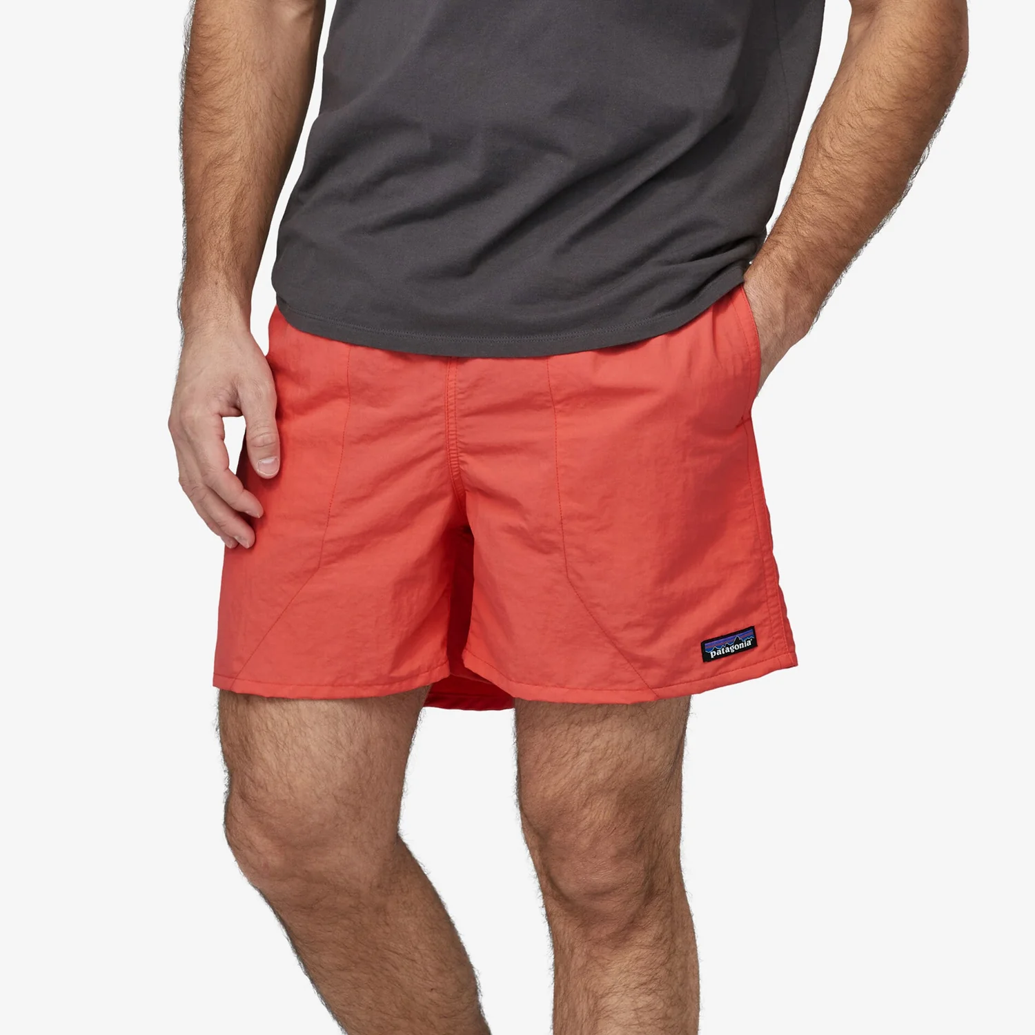 M'S Baggies Shorts 5" - Coral - Image 2