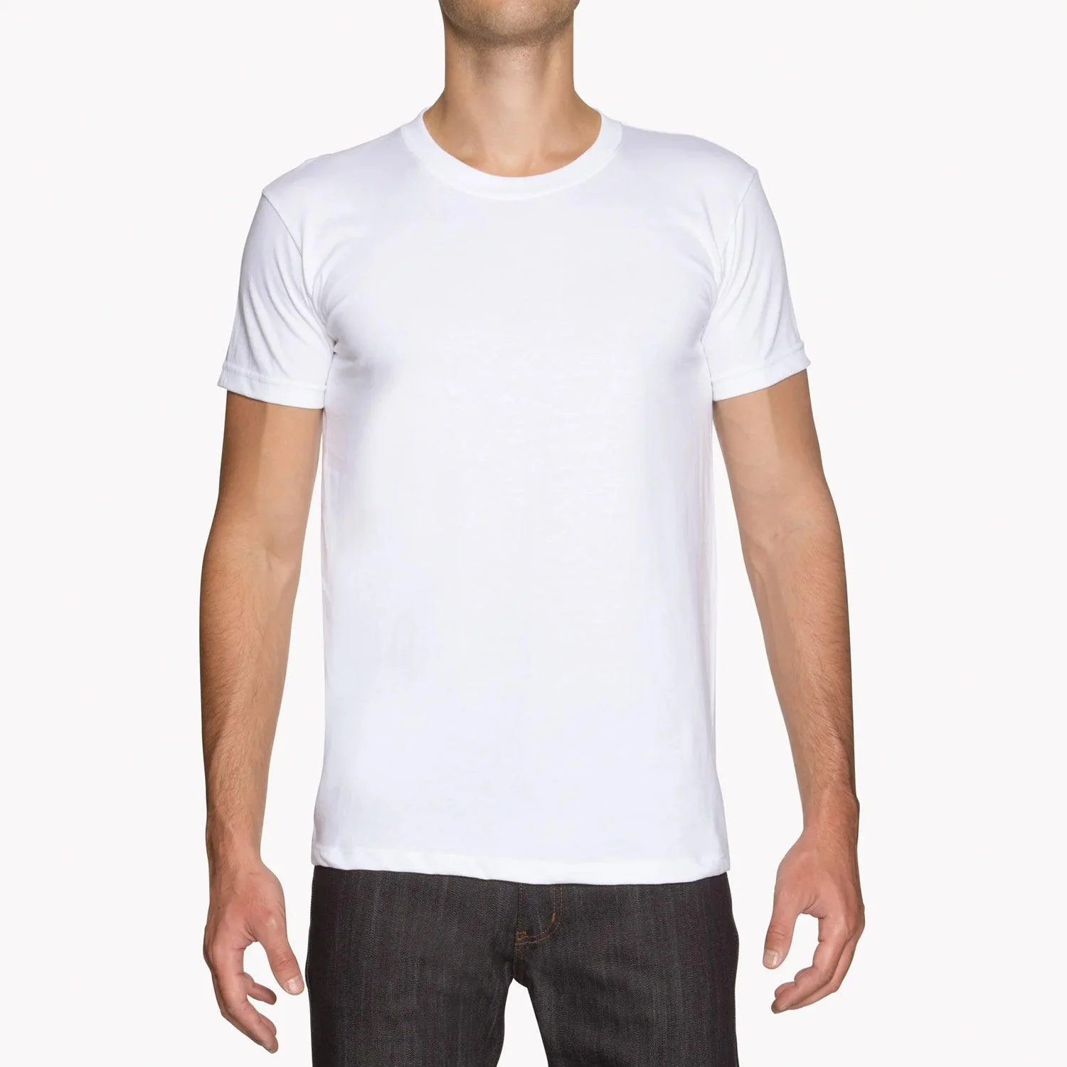 Circular Knit T-Shirt-White - Image 2