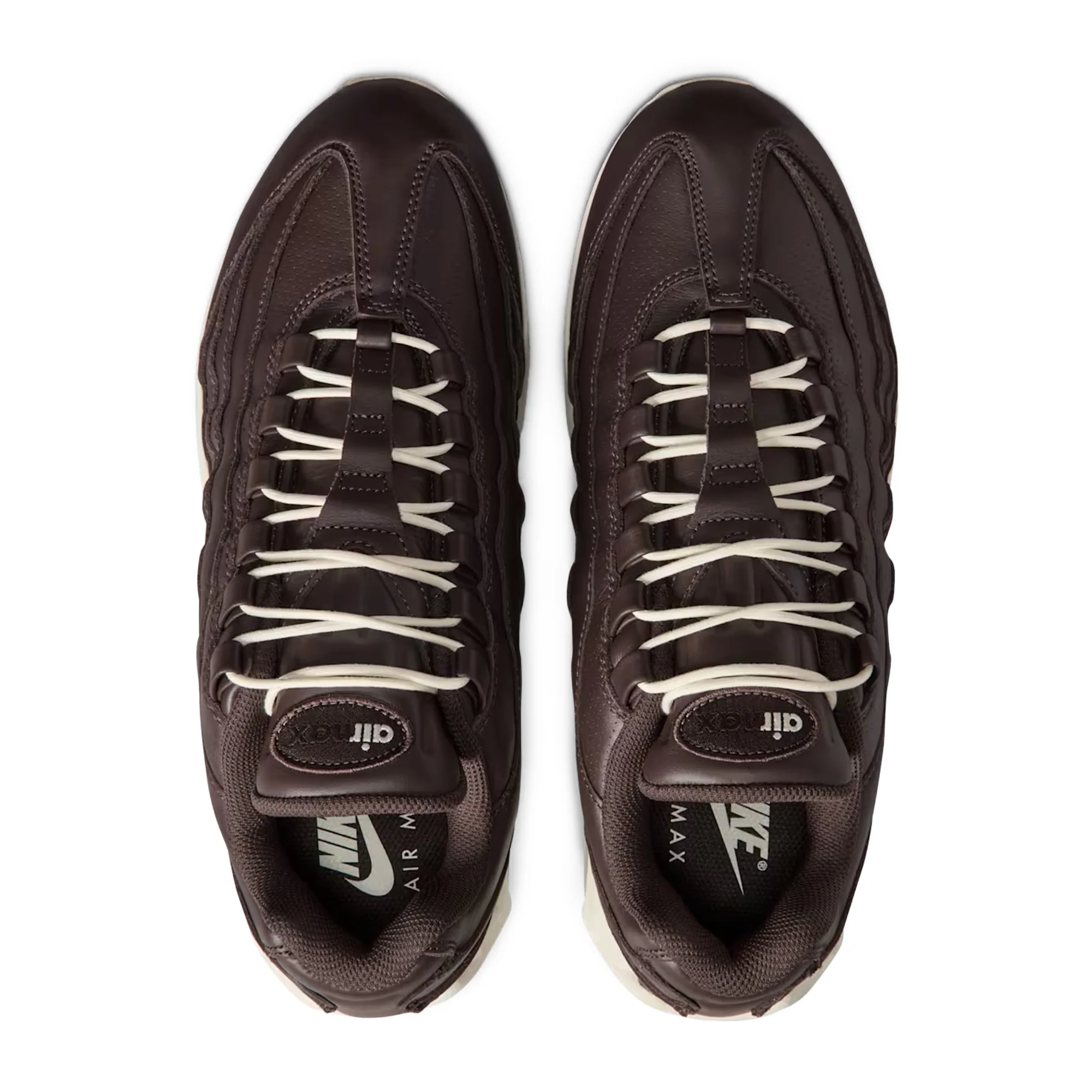 Nike Air Max 95 Big Bubble Leather QS - Baroque Brown / Coconut Milk - Image 3