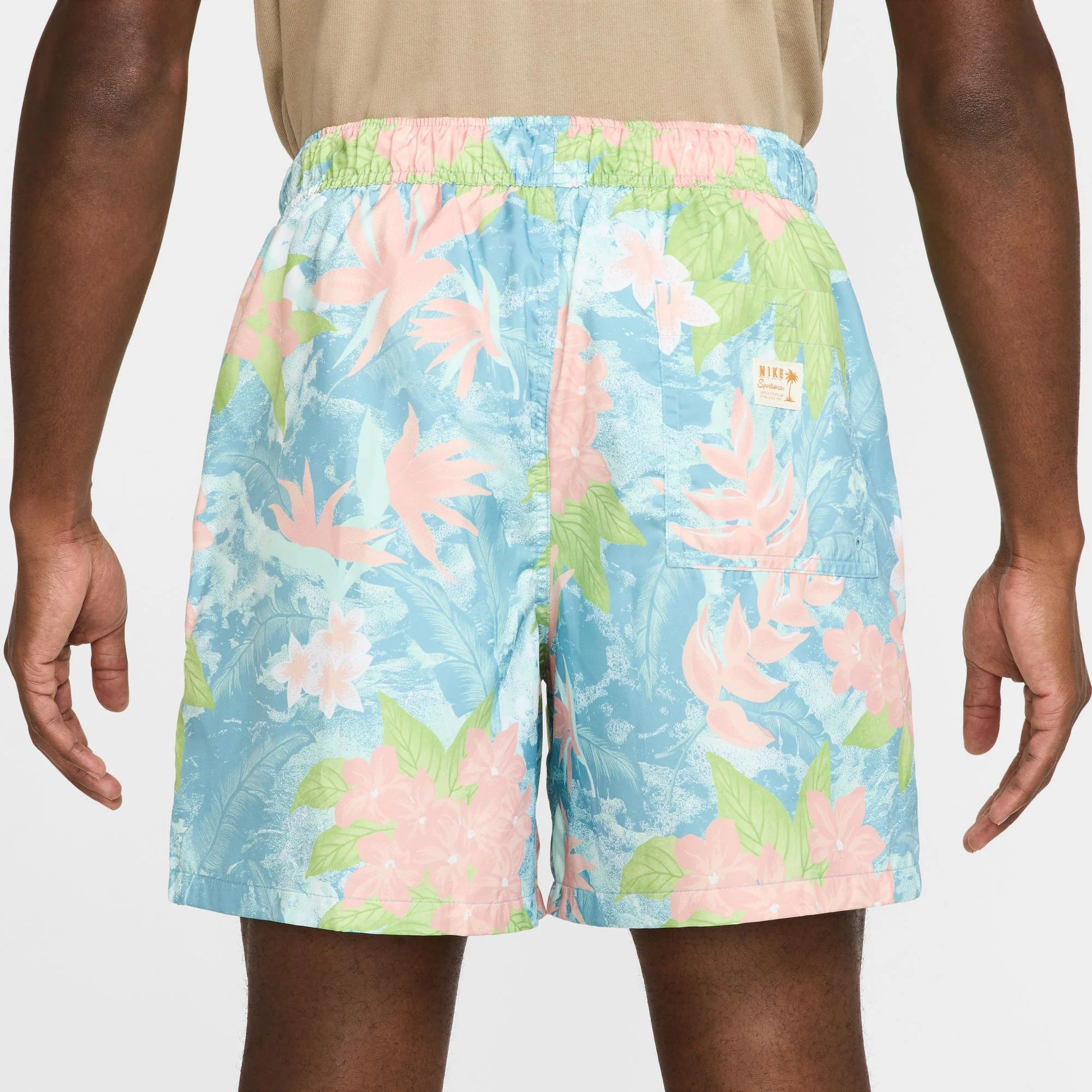 Nike Club Flow Shorts - Mint Foam/Denim Turqoise - Image 5