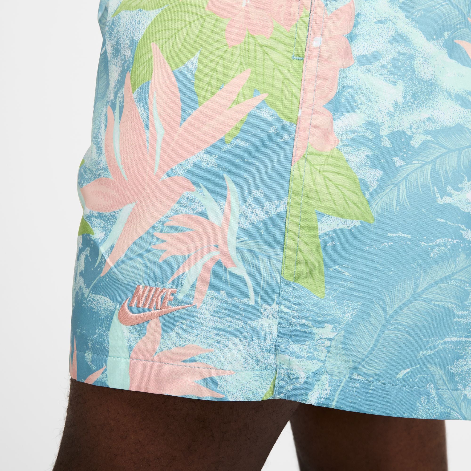 Nike Club Flow Shorts - Mint Foam/Denim Turqoise - Image 7