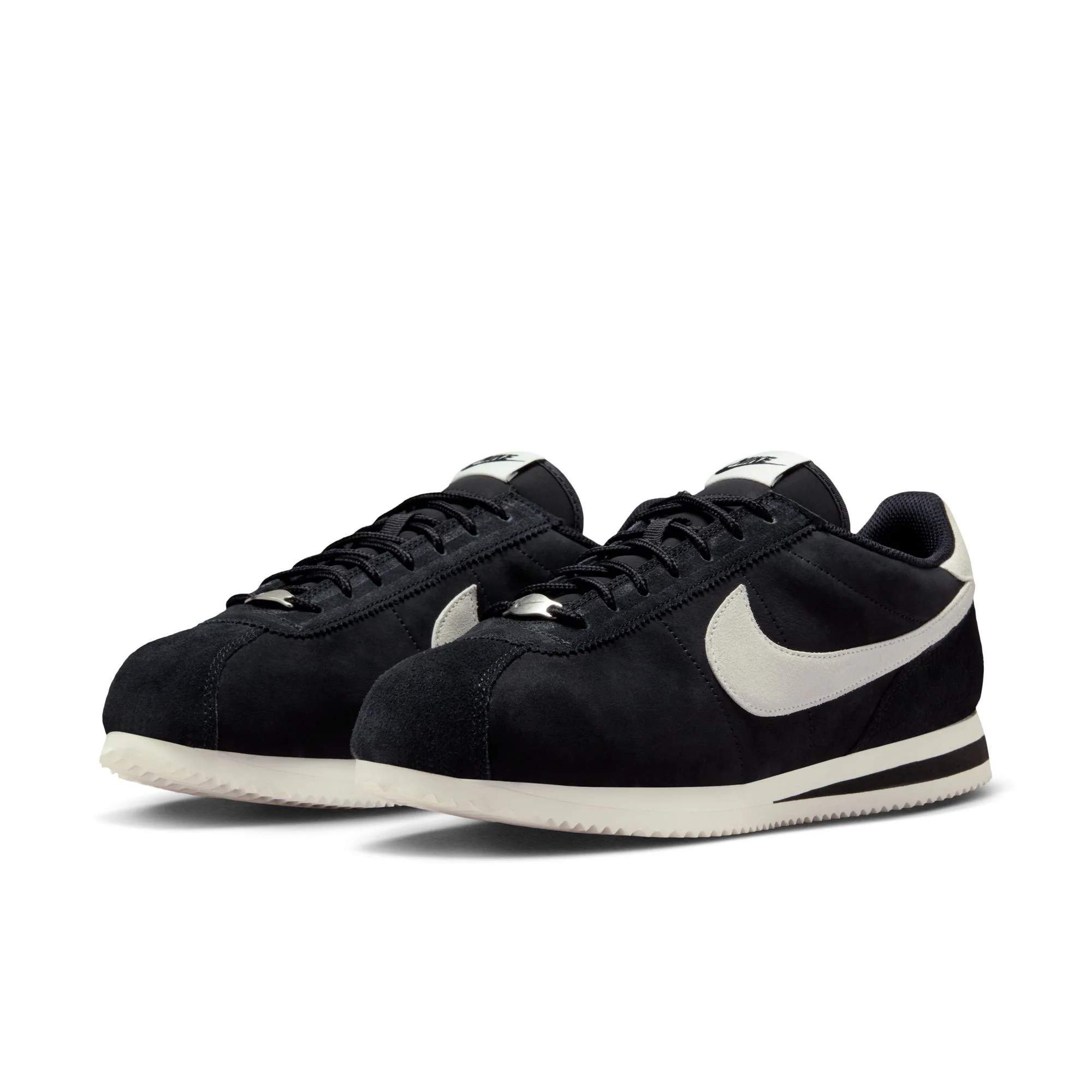 Nike Cortez Premium - Black/Black - Sail - Image 4