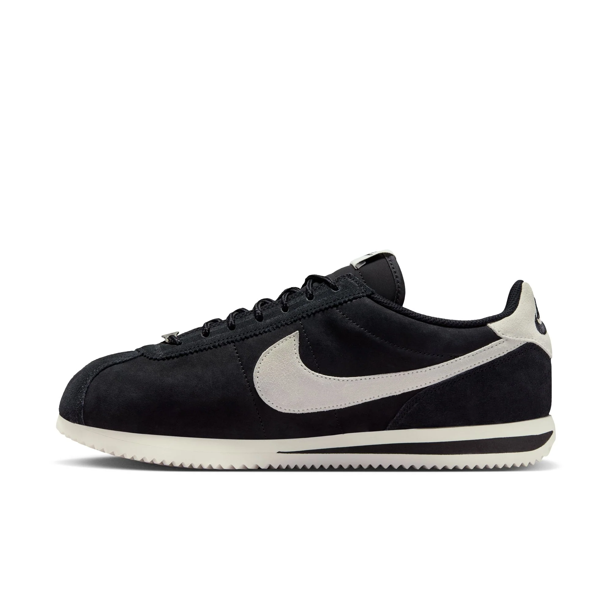 Nike Cortez Premium - Black/Black - Sail - Image 8