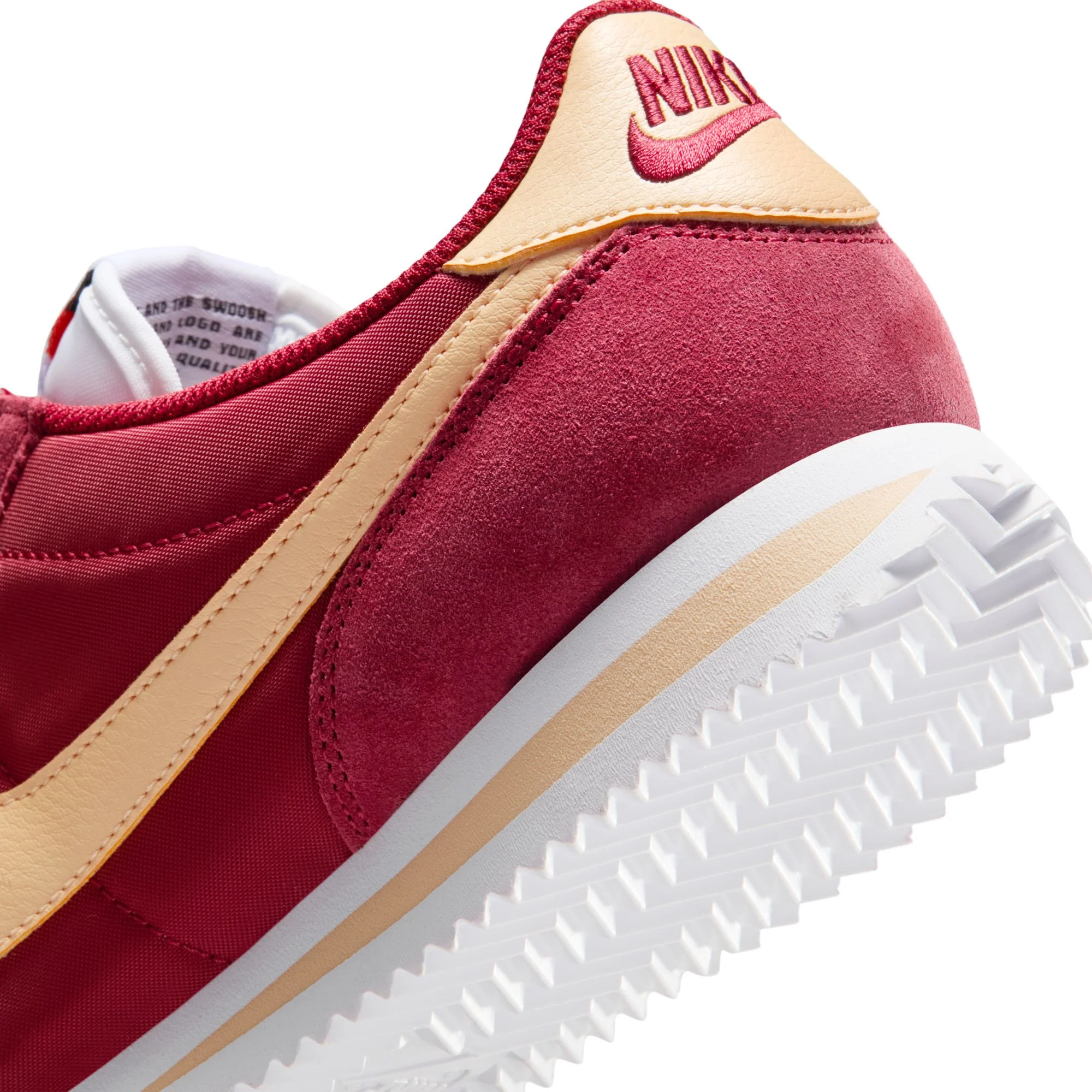 Women's Nike Cortez - Team Crimson / Ice Peach - White - Image 12