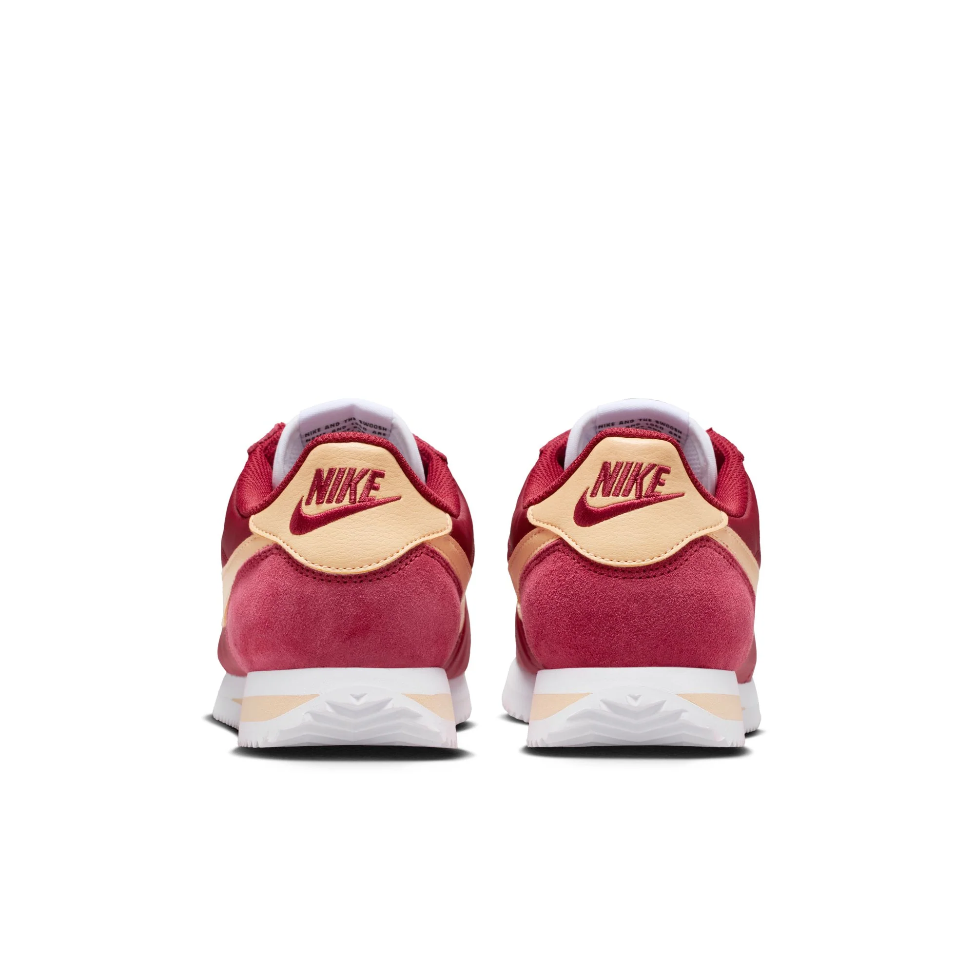 Women's Nike Cortez - Team Crimson / Ice Peach - White - Image 2