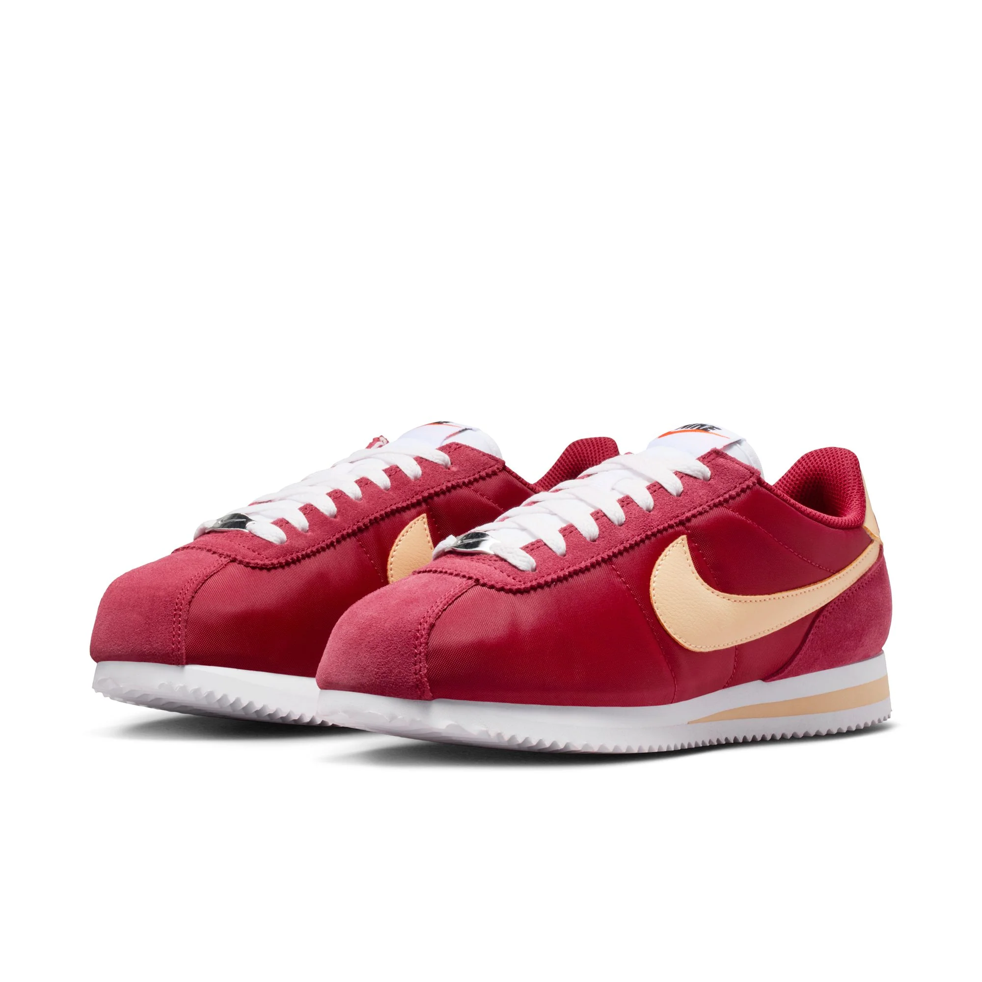 Women's Nike Cortez - Team Crimson / Ice Peach - White - Image 3