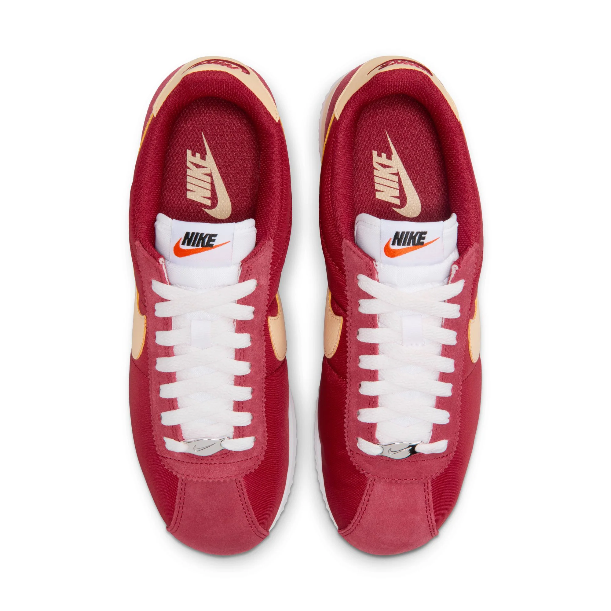 Women's Nike Cortez - Team Crimson / Ice Peach - White - Image 4