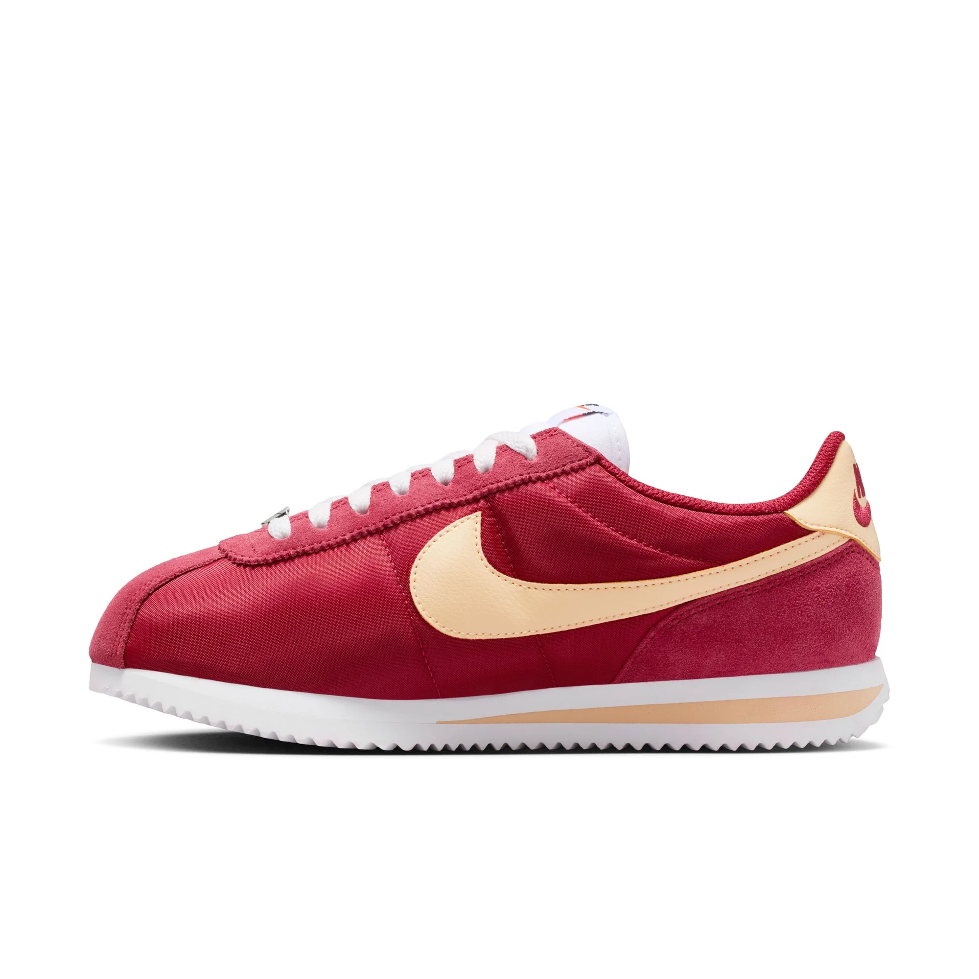 Women's Nike Cortez - Team Crimson / Ice Peach - White - Image 7