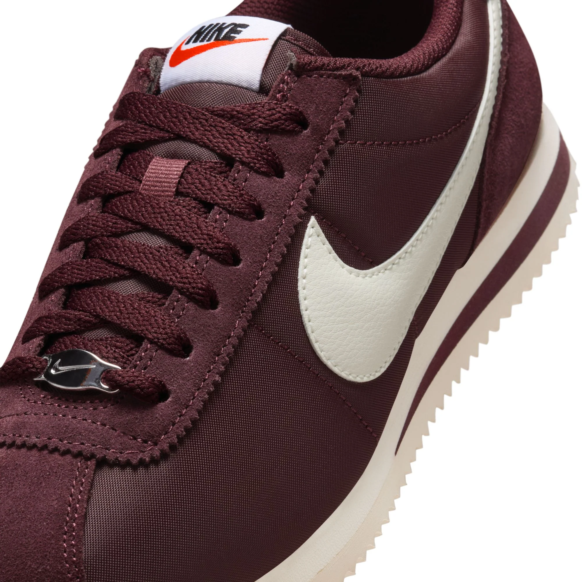 Nike Cortez Textile - Burgundy Crush / Sail - Image 2