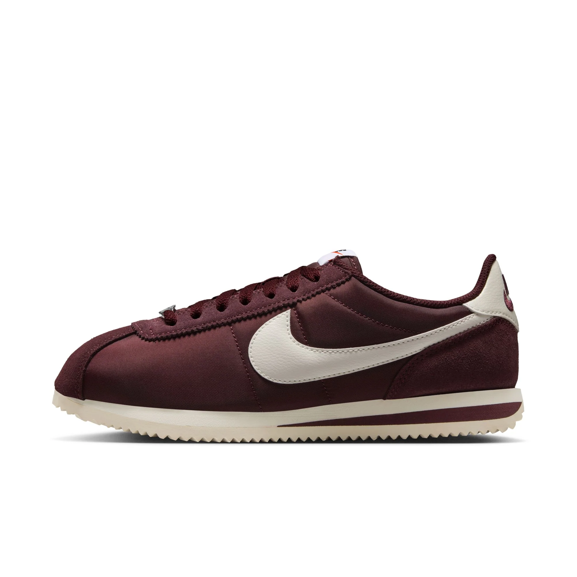 Nike Cortez Textile - Burgundy Crush / Sail - Image 7