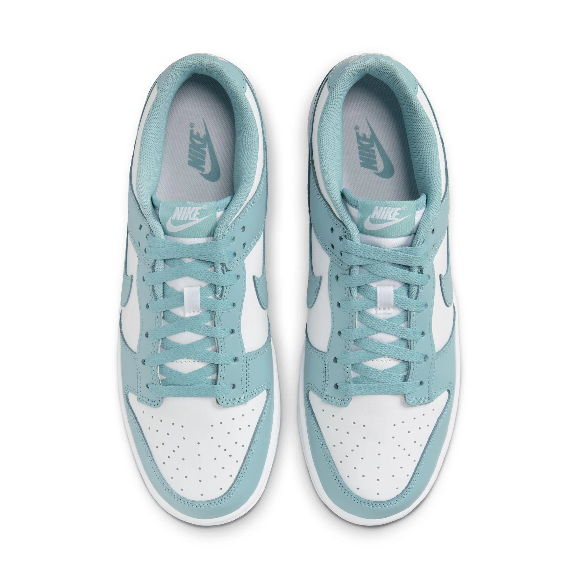 Nike Dunk Low-WHITE/DENIM TURQ - Image 4