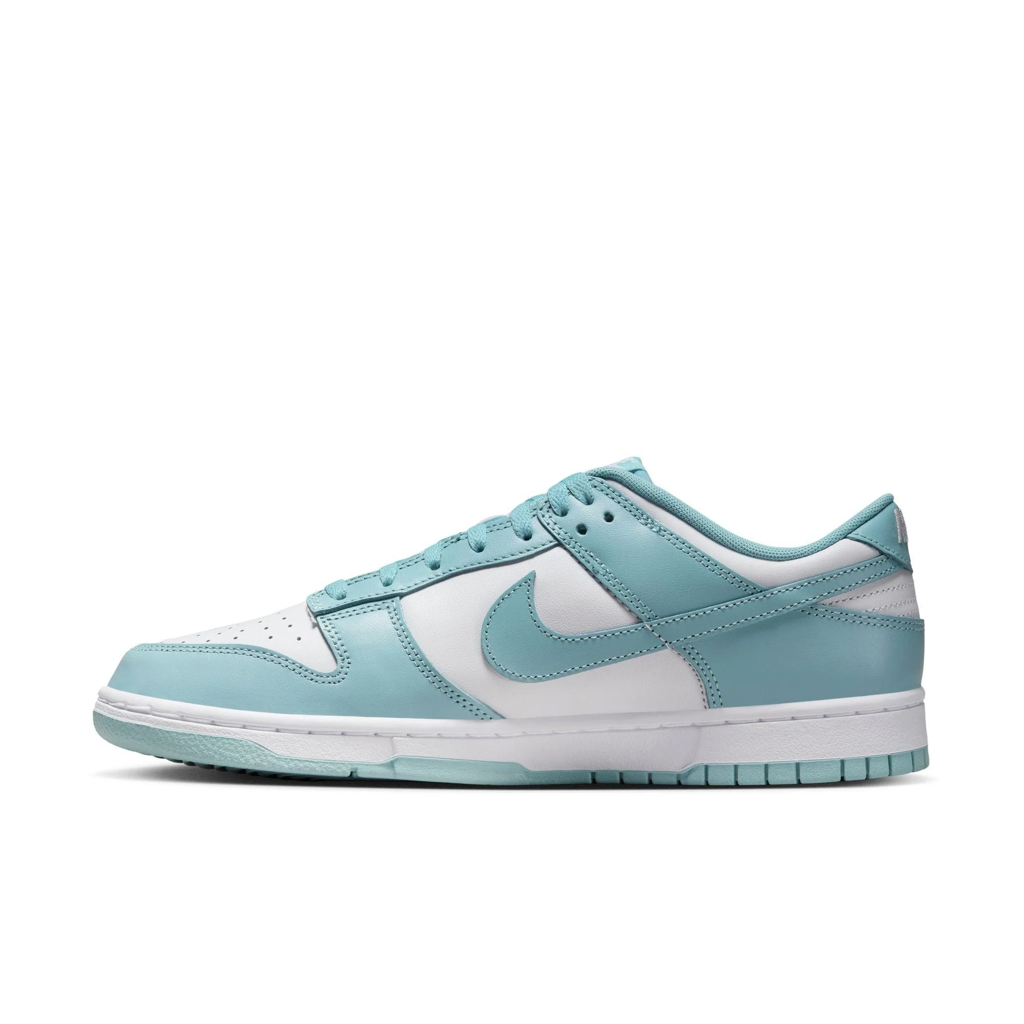 Nike Dunk Low-WHITE/DENIM TURQ - Image 6