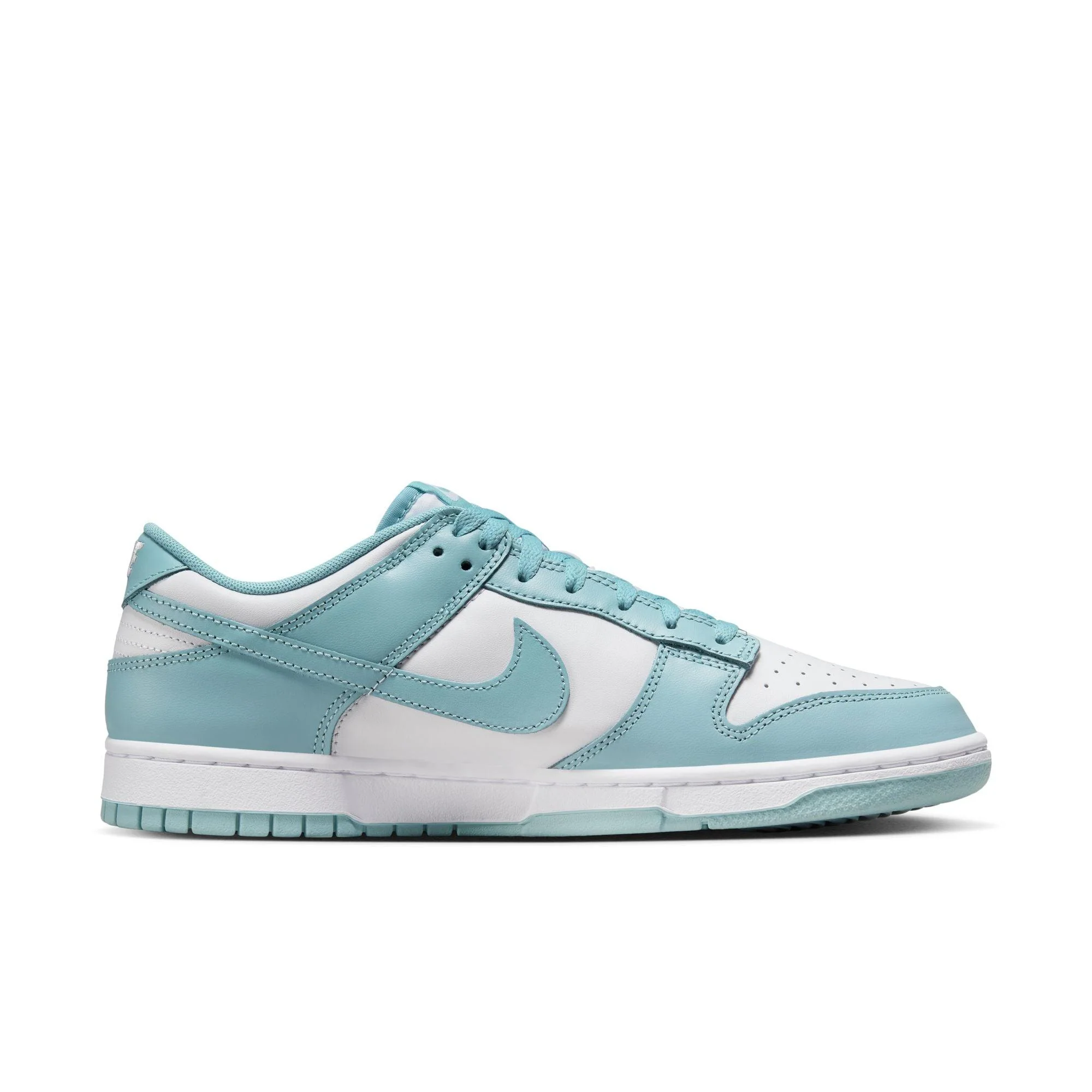 Nike Dunk Low-WHITE/DENIM TURQ - Image 7