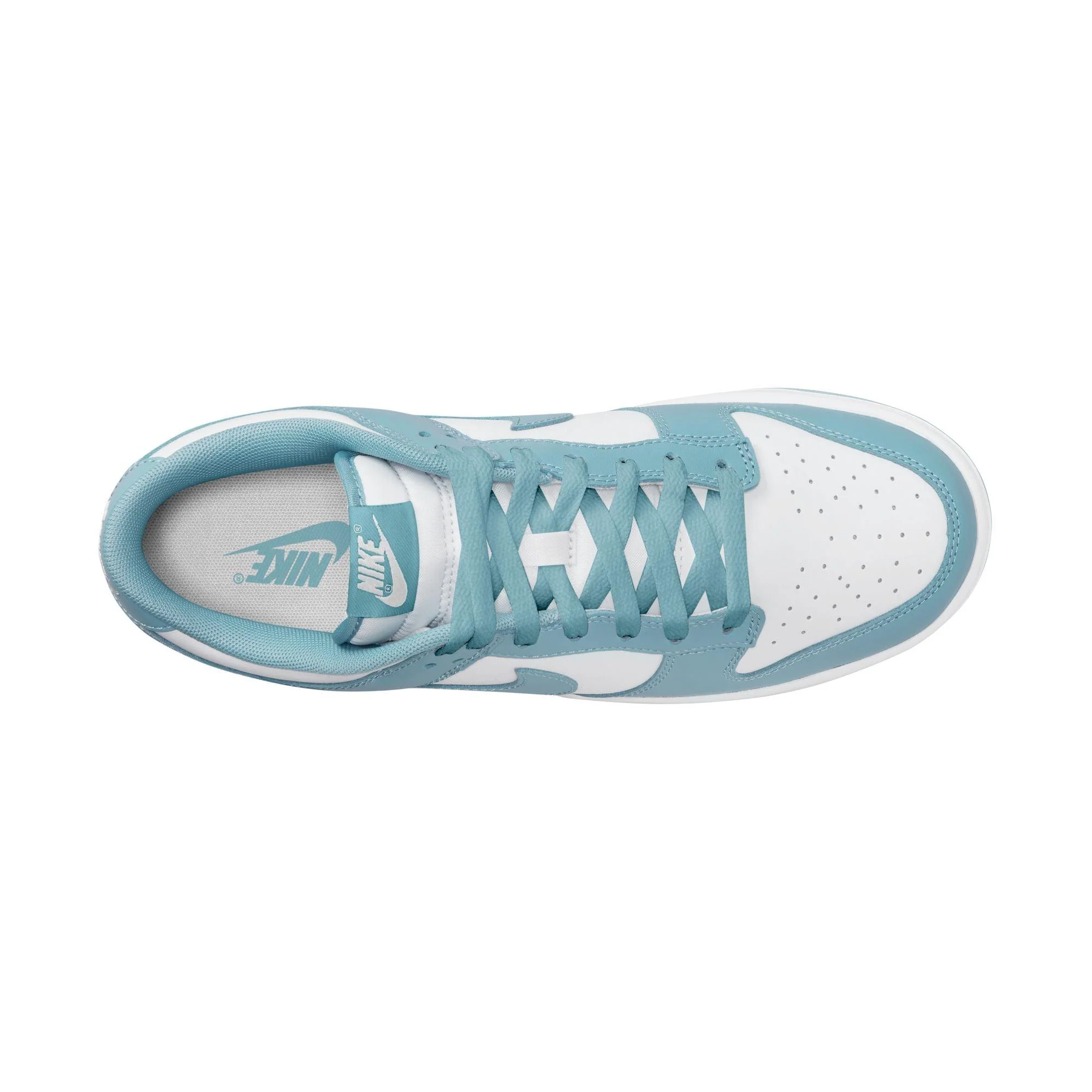 Nike Dunk Low-WHITE/DENIM TURQ - Image 8