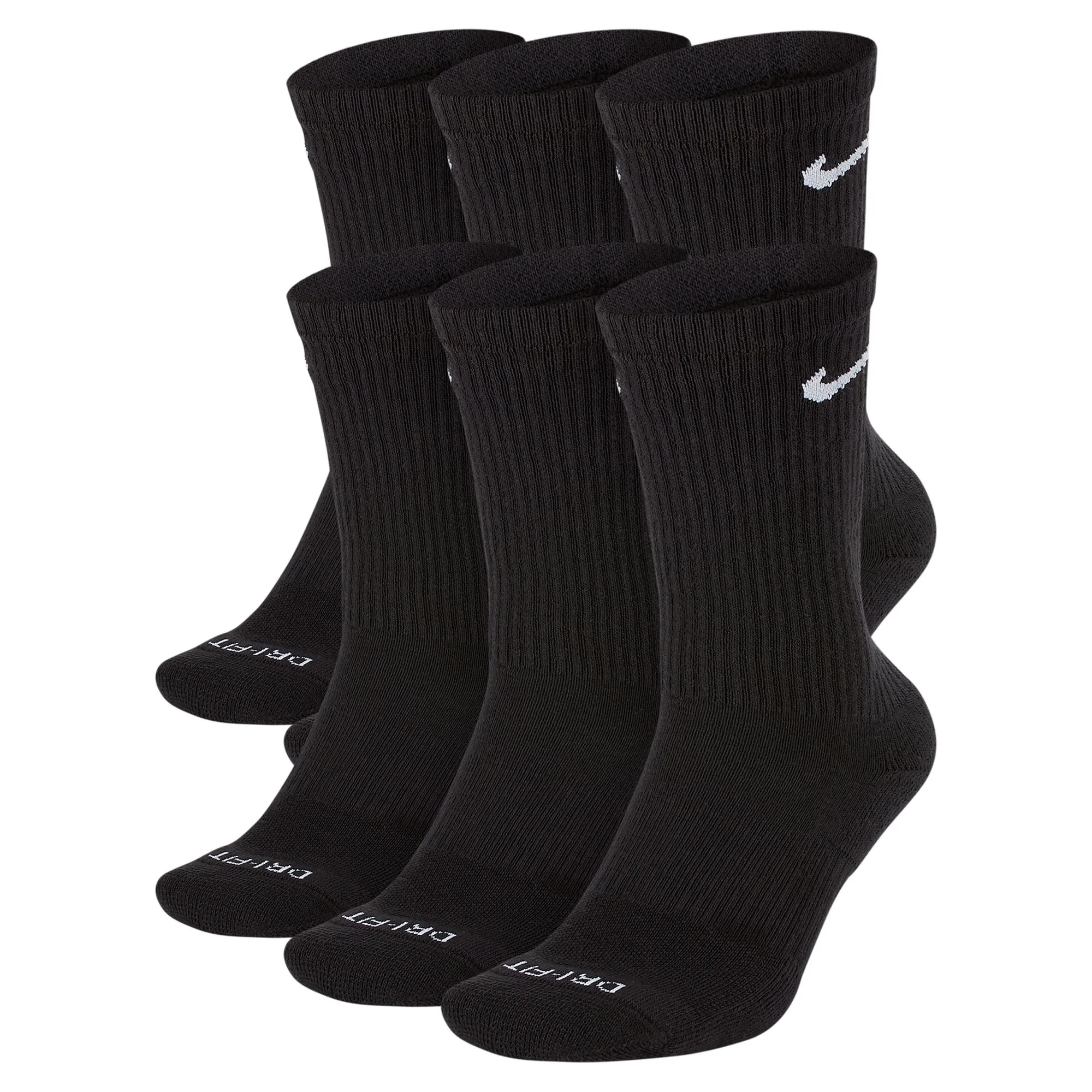 Nike Everyday Plus Sock - Black 6 Pack