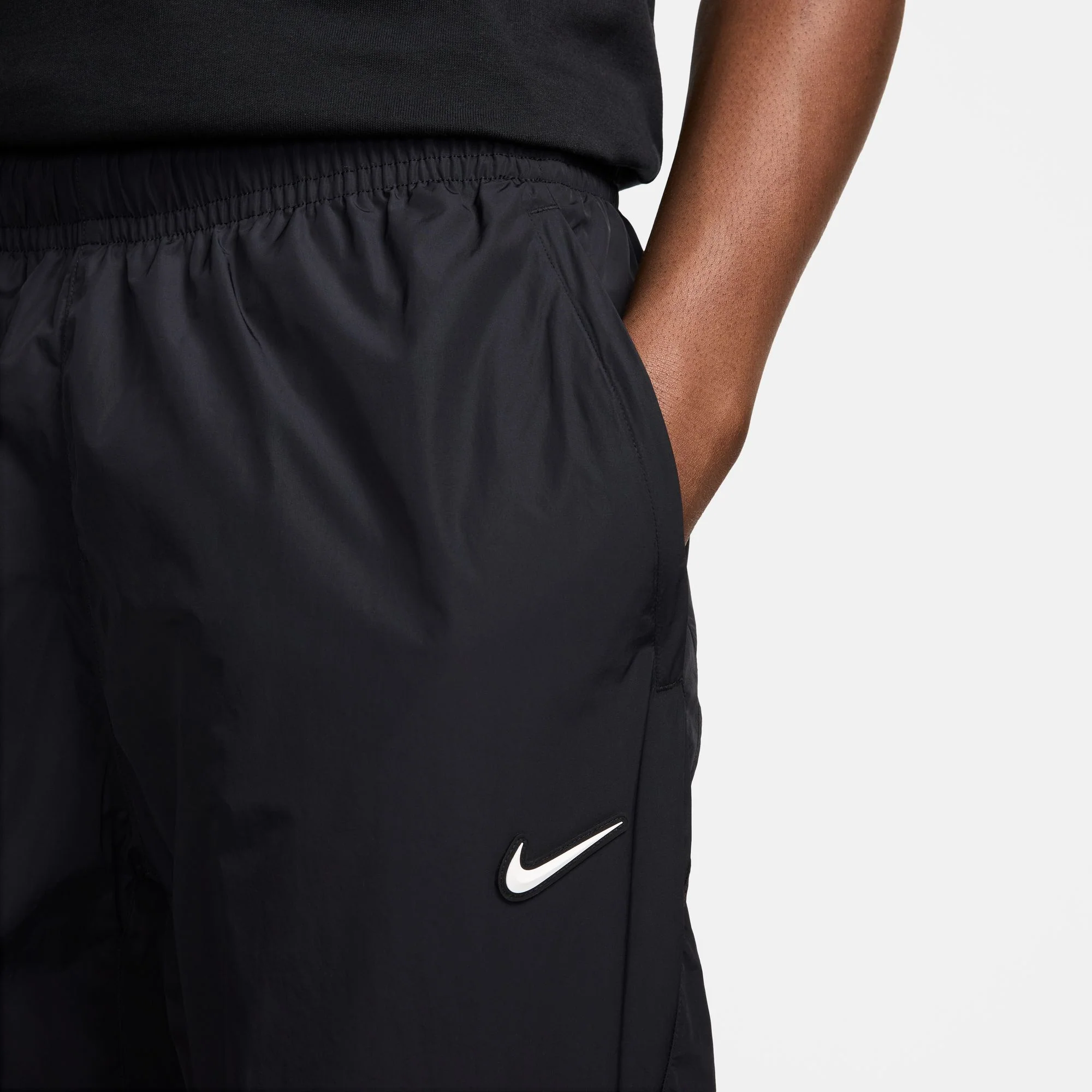 Nocta Northstar Nylon Track Pants - Black / Black / White - Image 3
