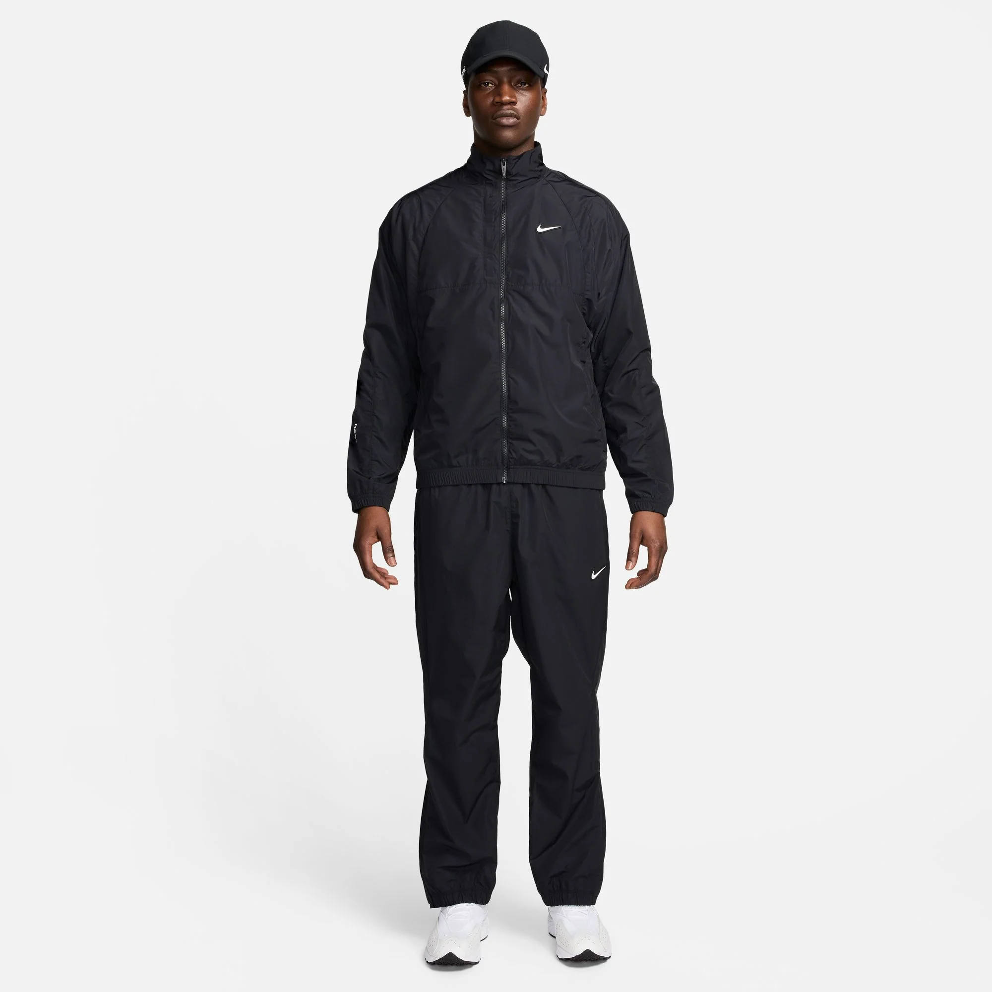 Nocta Northstar Nylon Track Jacket - Black/Black/White - Image 9