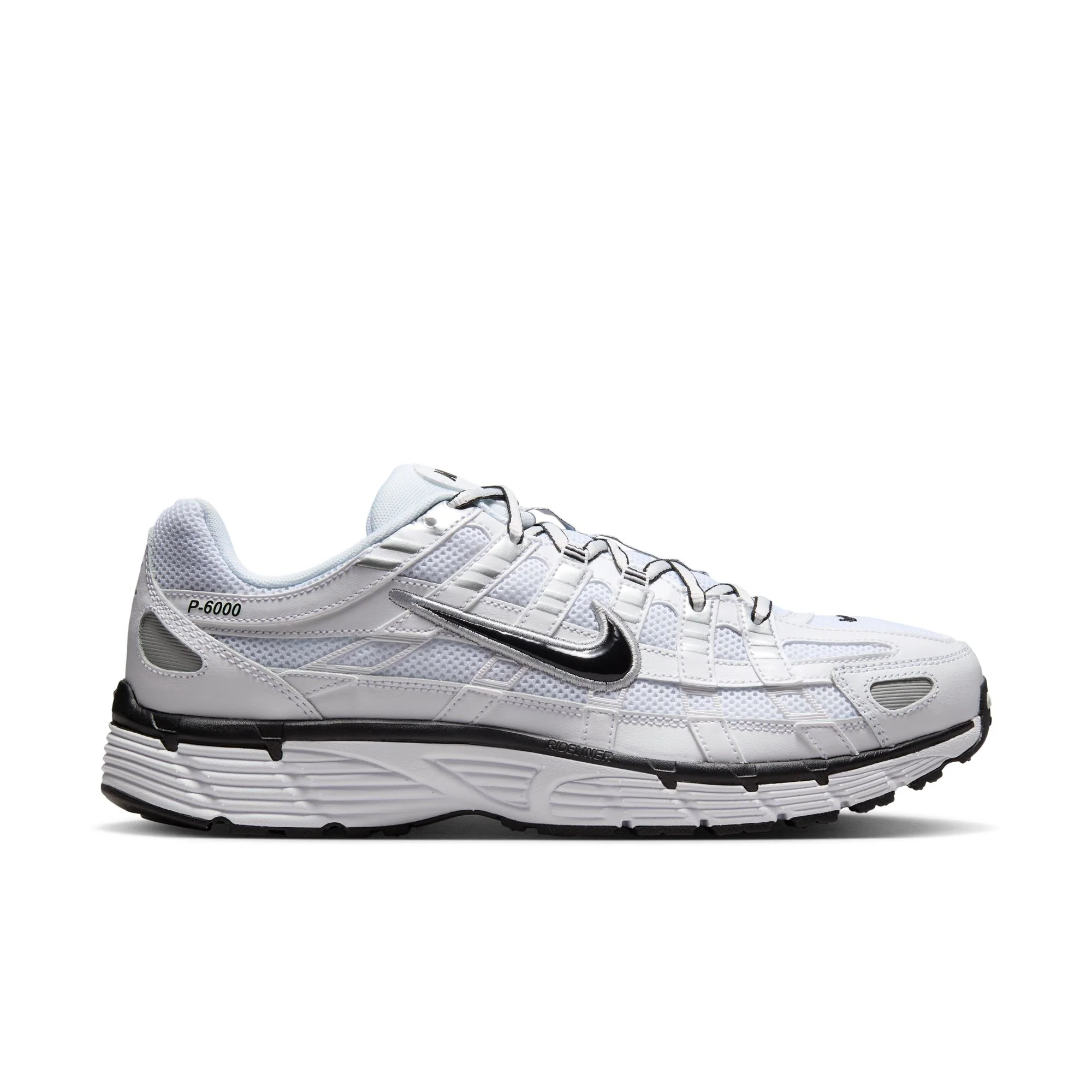 Nike P-6000 - White/Black-Metallic Silver-Black