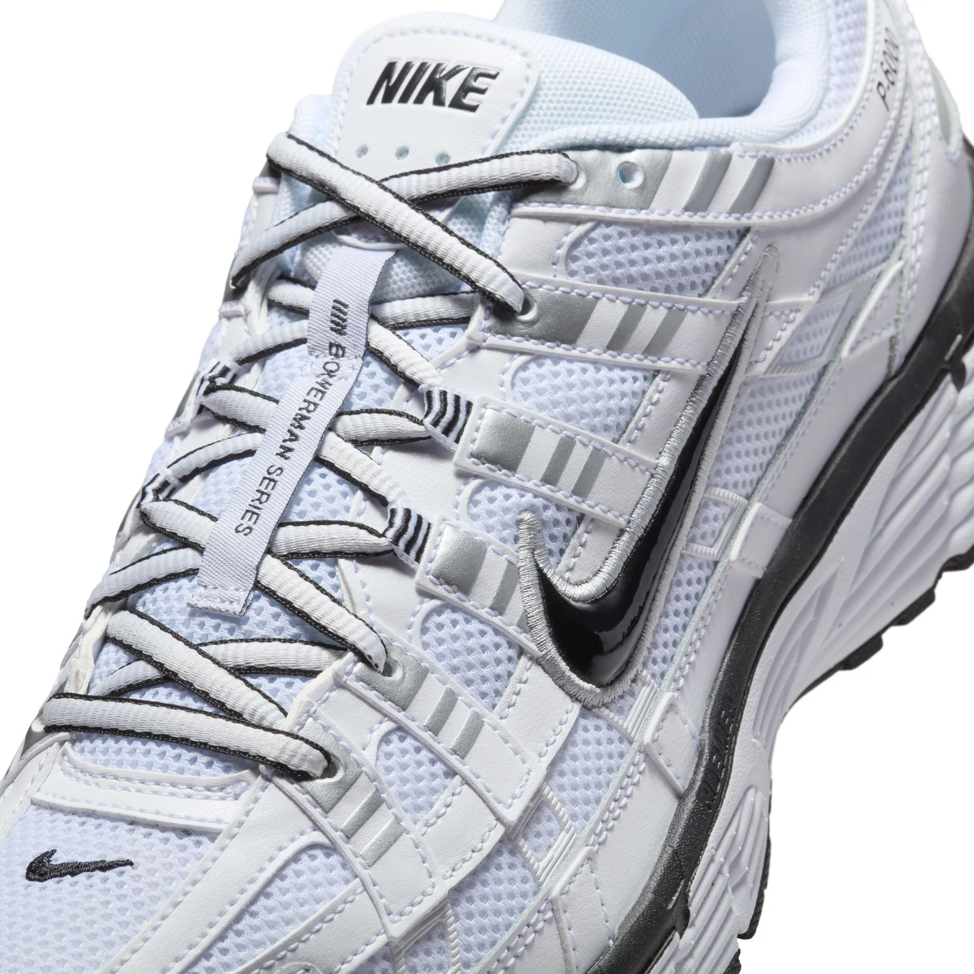 Nike P-6000 - White/Black-Metallic Silver-Black - Image 10