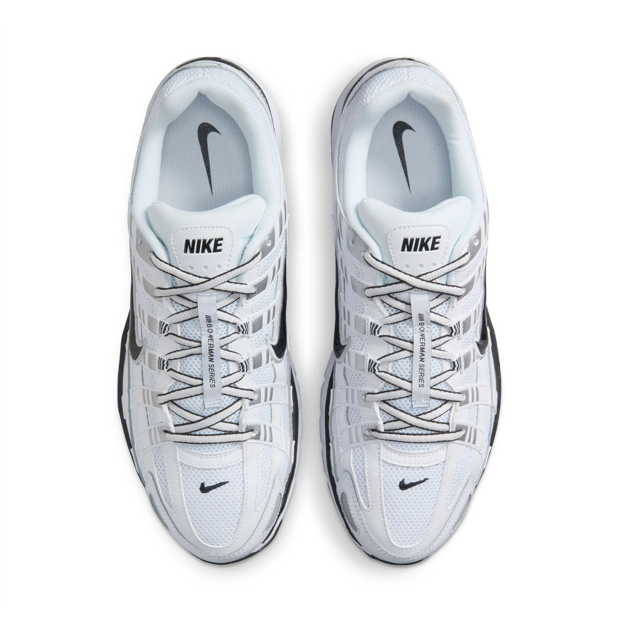 Nike P-6000 - White/Black-Metallic Silver-Black - Image 4