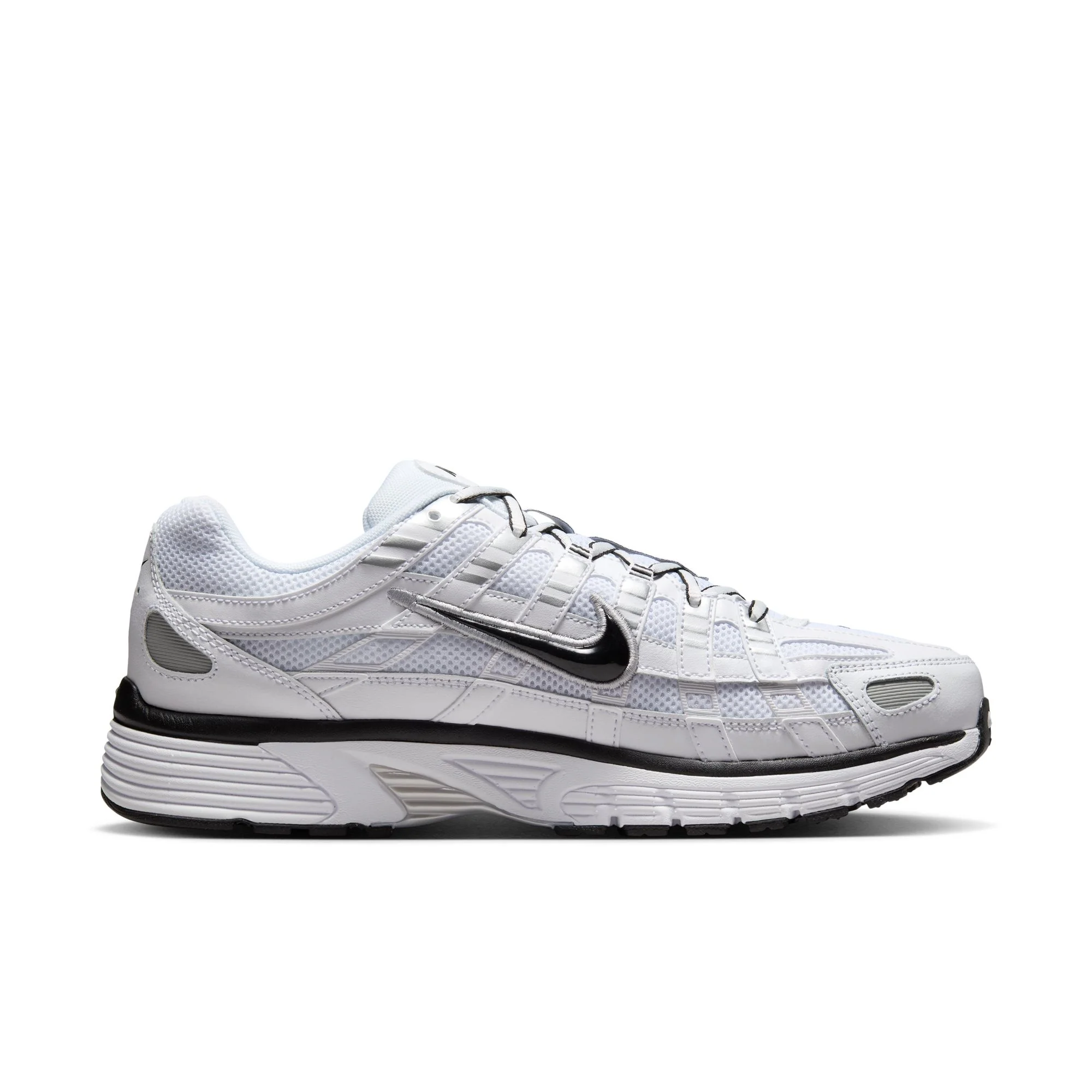 Nike P-6000 - White/Black-Metallic Silver-Black - Image 7