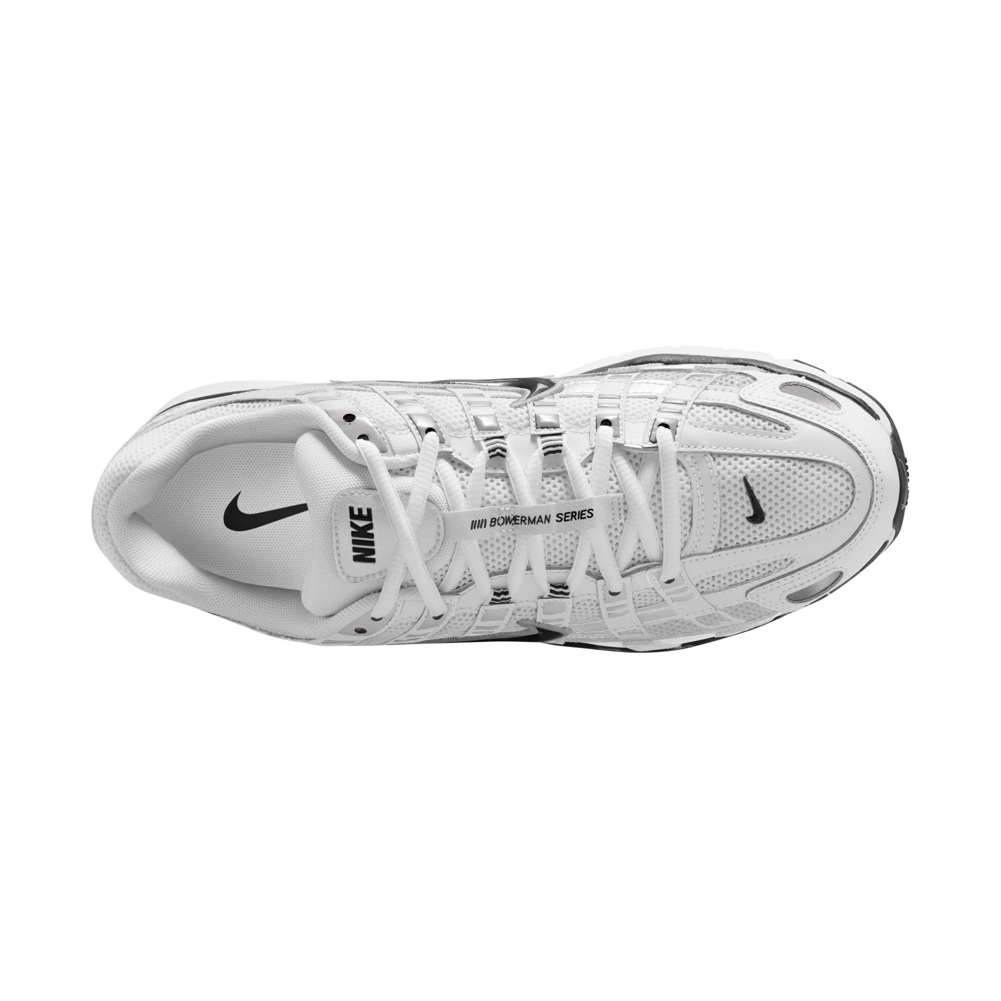 Nike P-6000 - White/Black-Metallic Silver-Black - Image 8