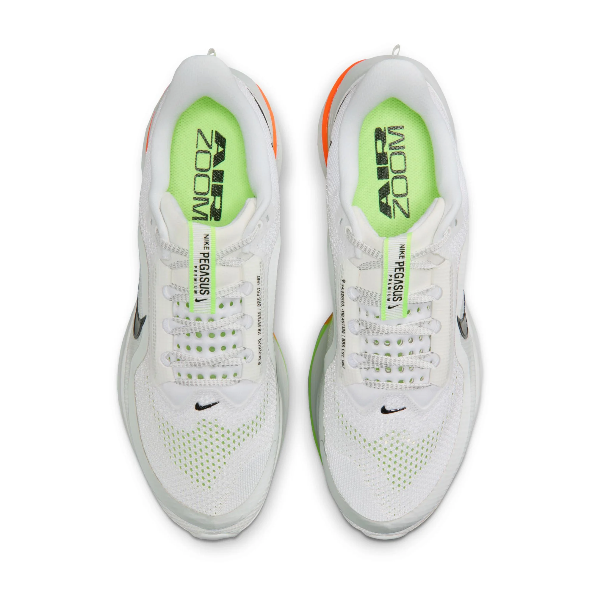 Nike Pegasus Premium - White / Black - Off White - Volt - Image 4