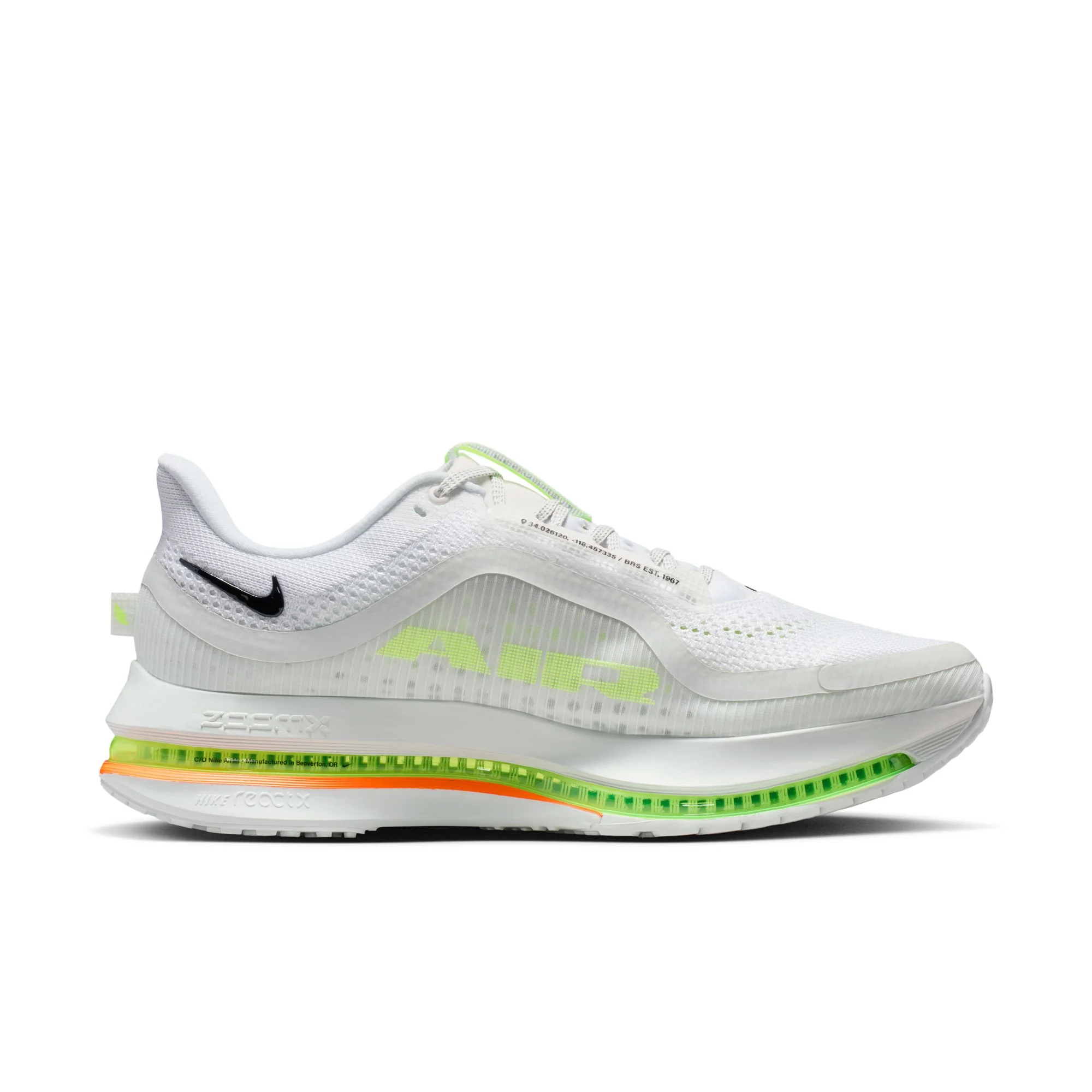 Nike Pegasus Premium - White / Black - Off White - Volt - Image 7
