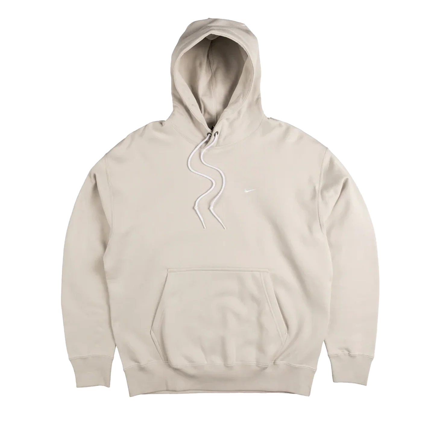 Nike Solo Swoosh Hoodie - Light Bone / White