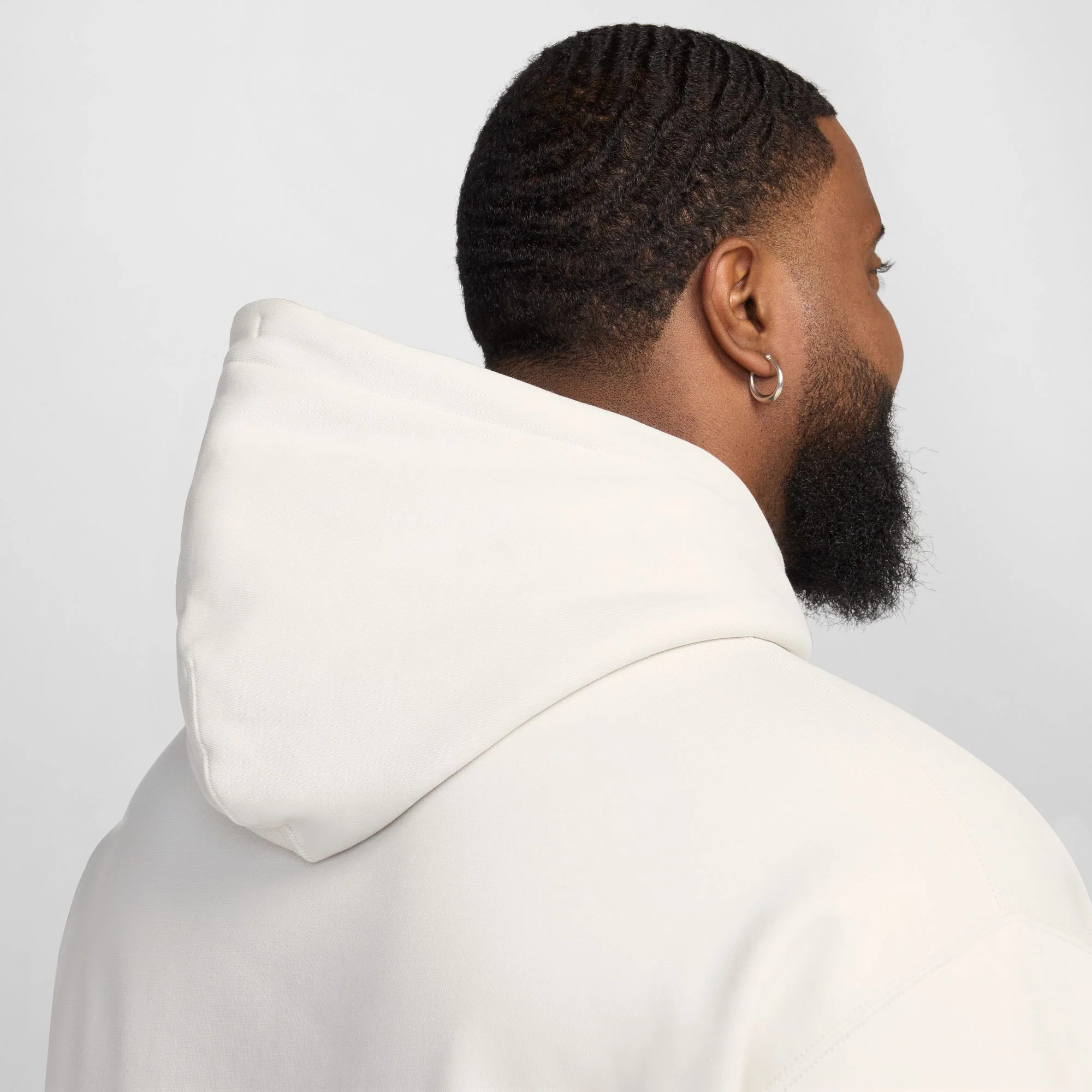 Nike Solo Swoosh Hoodie - Light Bone / White - Image 10