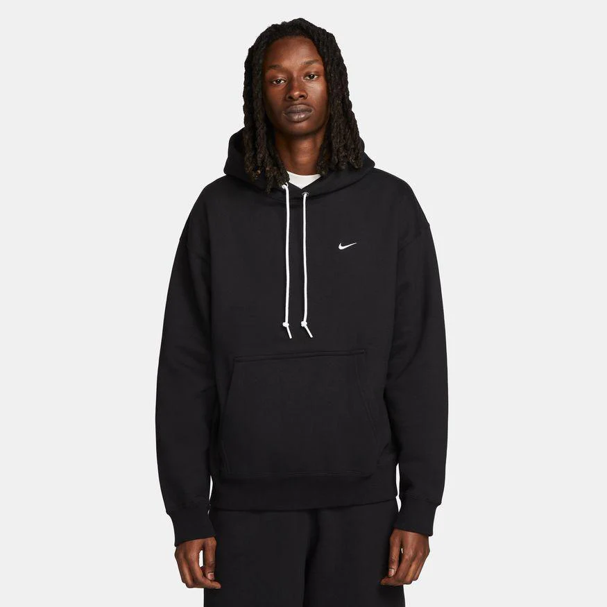 Nike Solo Swoosh Pullover - BLACK - Image 2