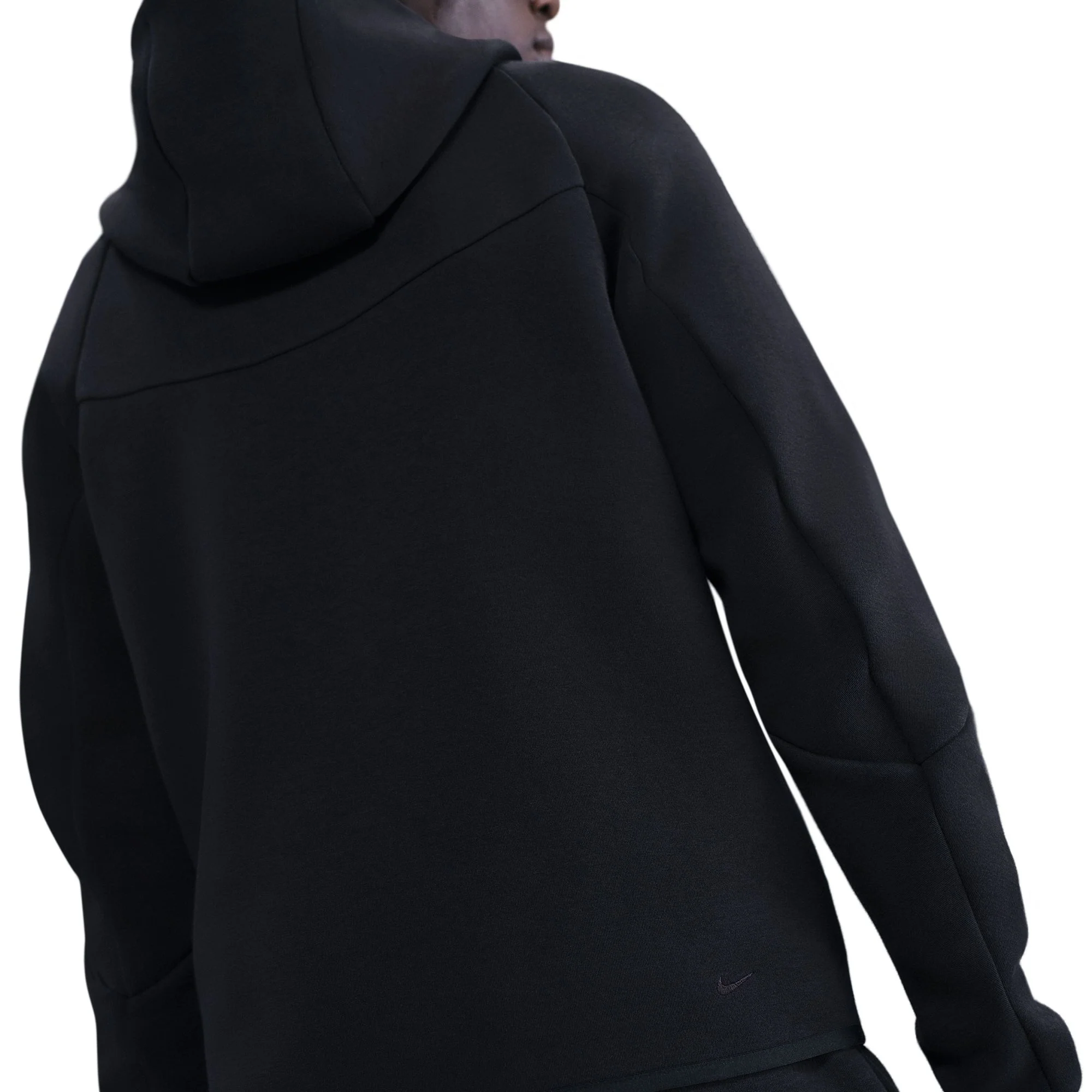 Nike Tech Fleece Full-Zip Windrunner Hoodie - Black - Image 5