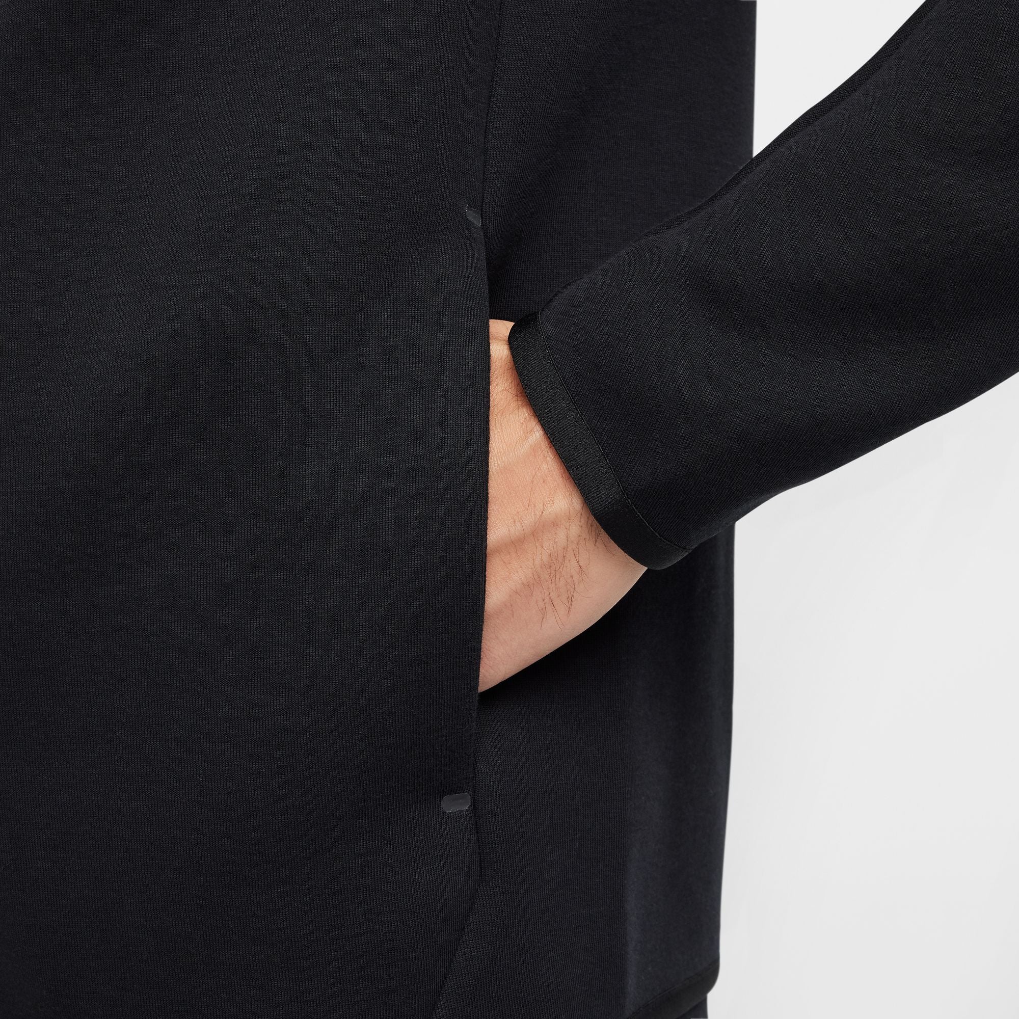 Nike Tech Fleece Full-Zip Windrunner Hoodie - Black - Image 7