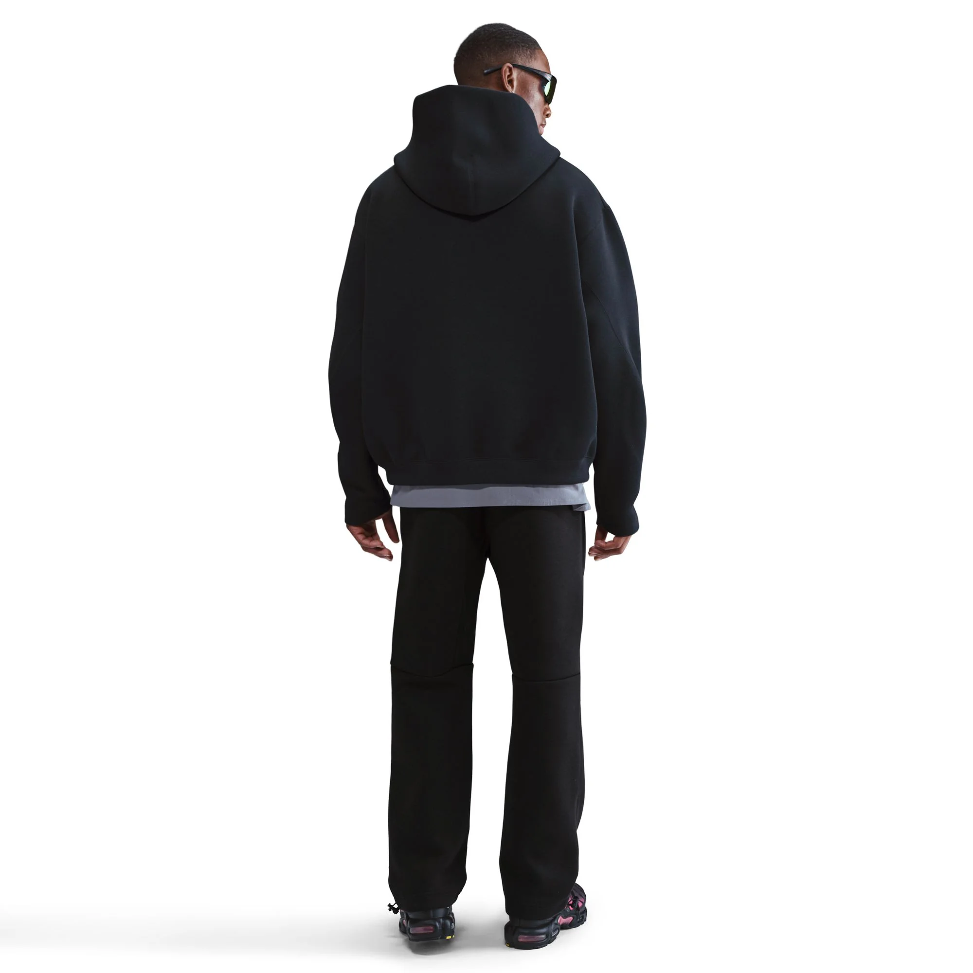 Nike Tech Fleece Oversized Hoodie - Black - Image 3